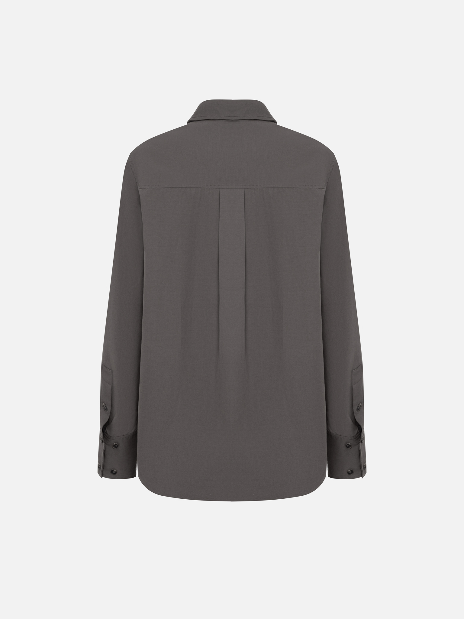 Oversize shirt in smooth fabric