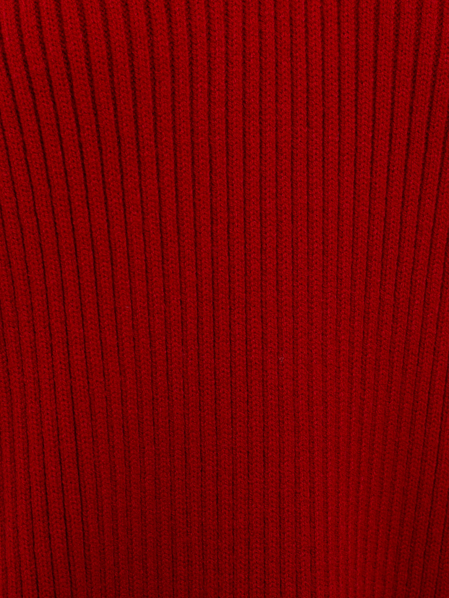 Oversized zipped polo-collar sweater