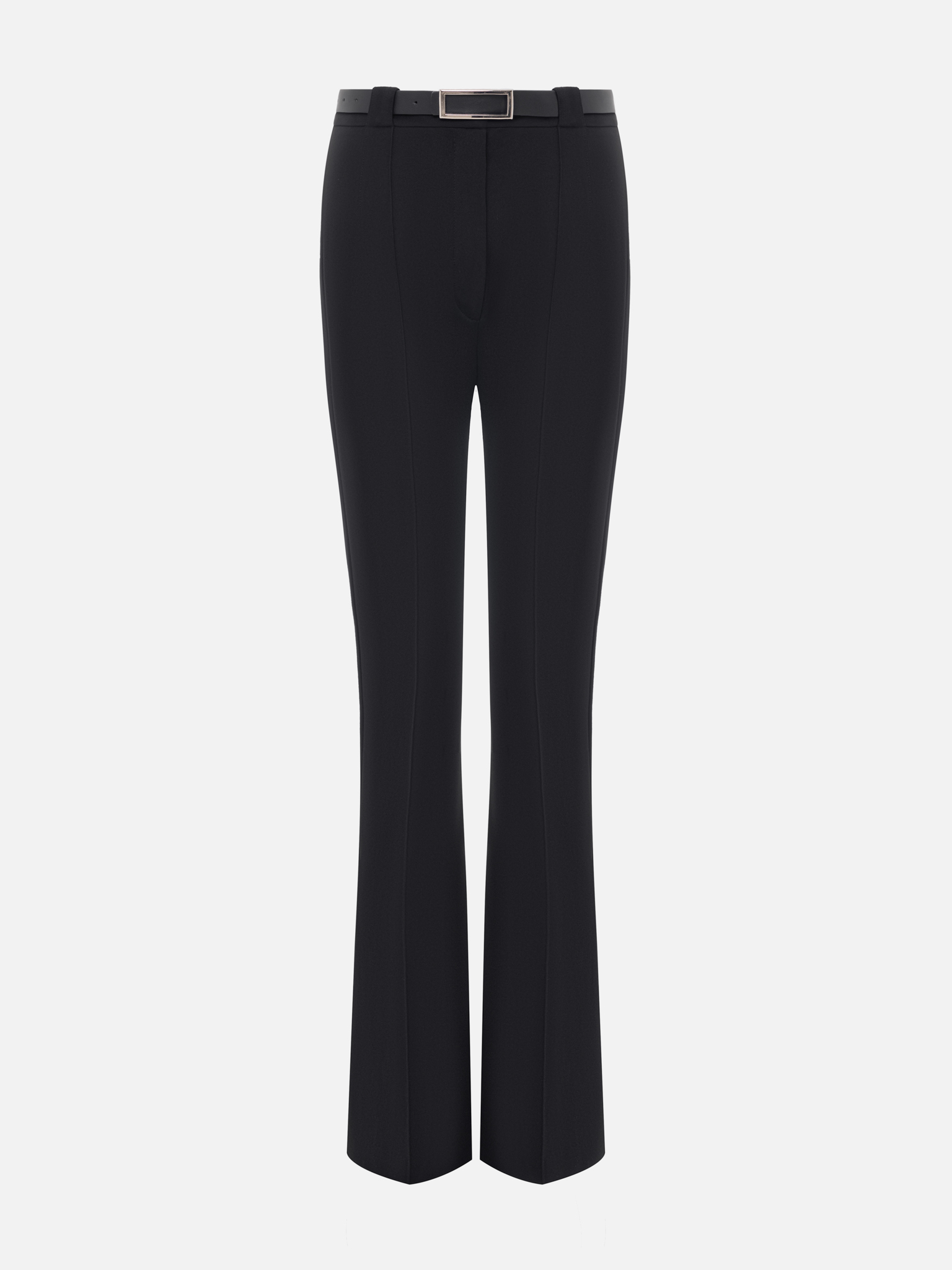 Straight trousers with crease