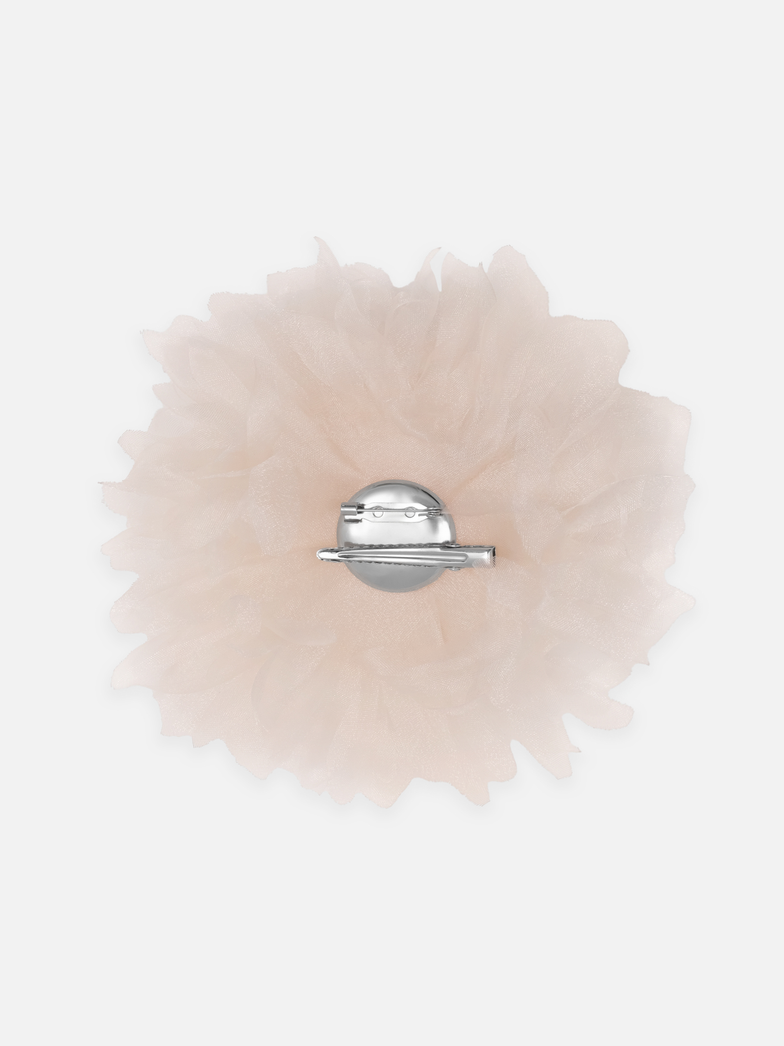 Guipure flower brooch