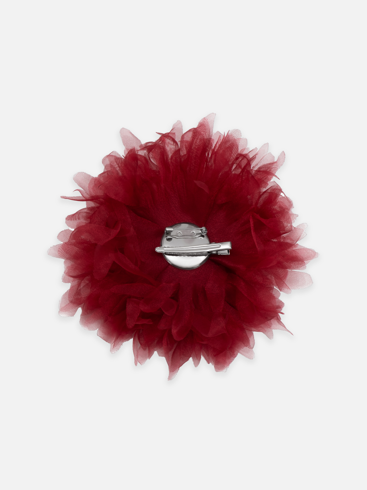 Guipure flower brooch