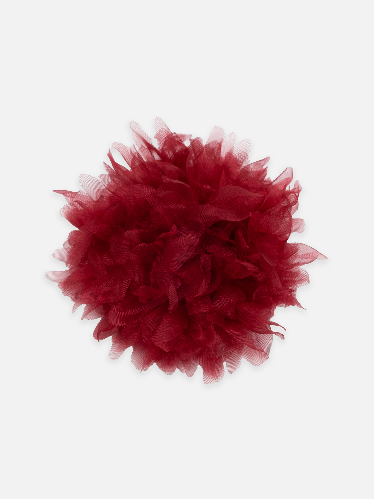 Guipure flower brooch