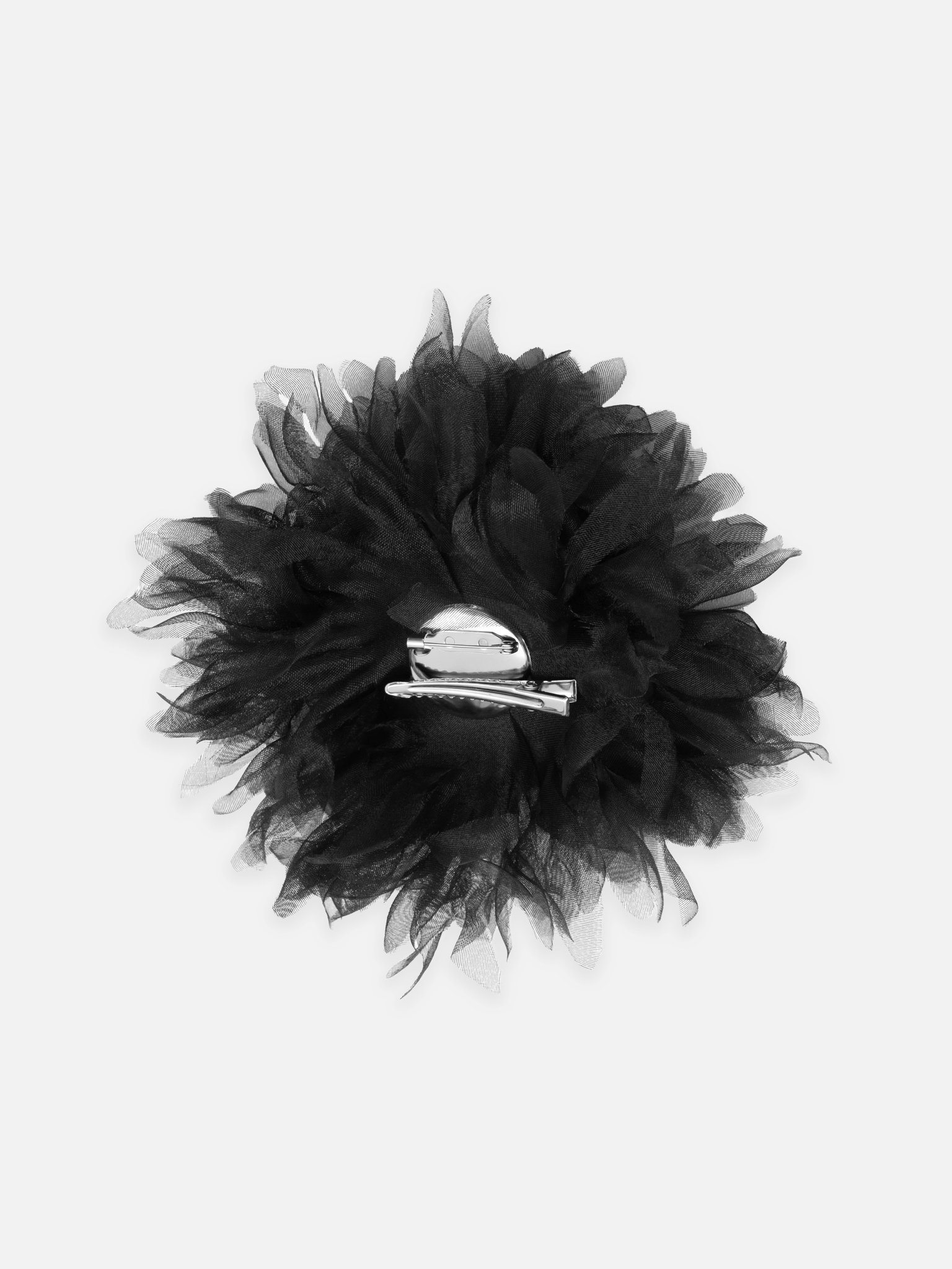 Guipure flower brooch