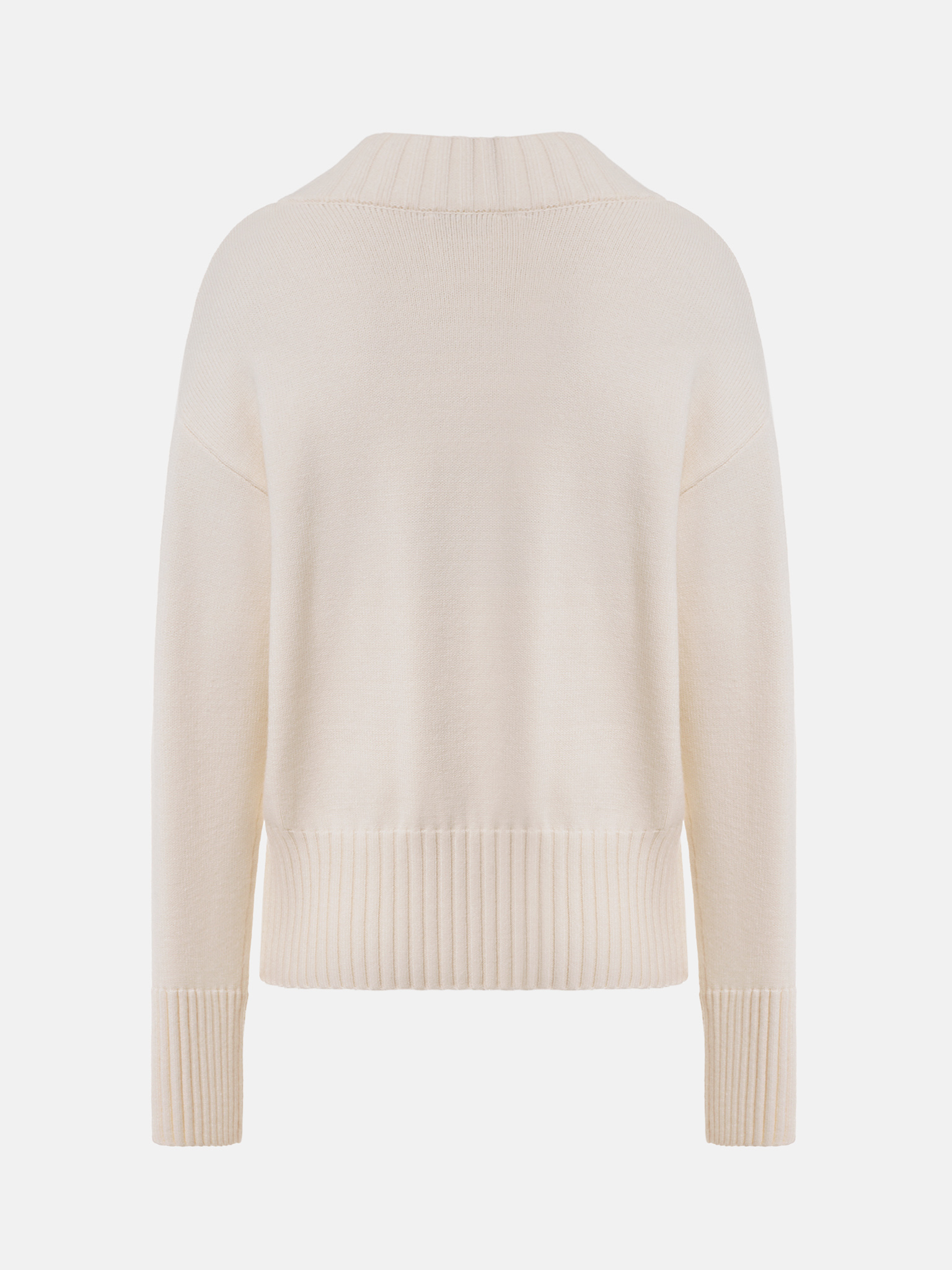 Lockerer Pullover mit V-Ausschnitt