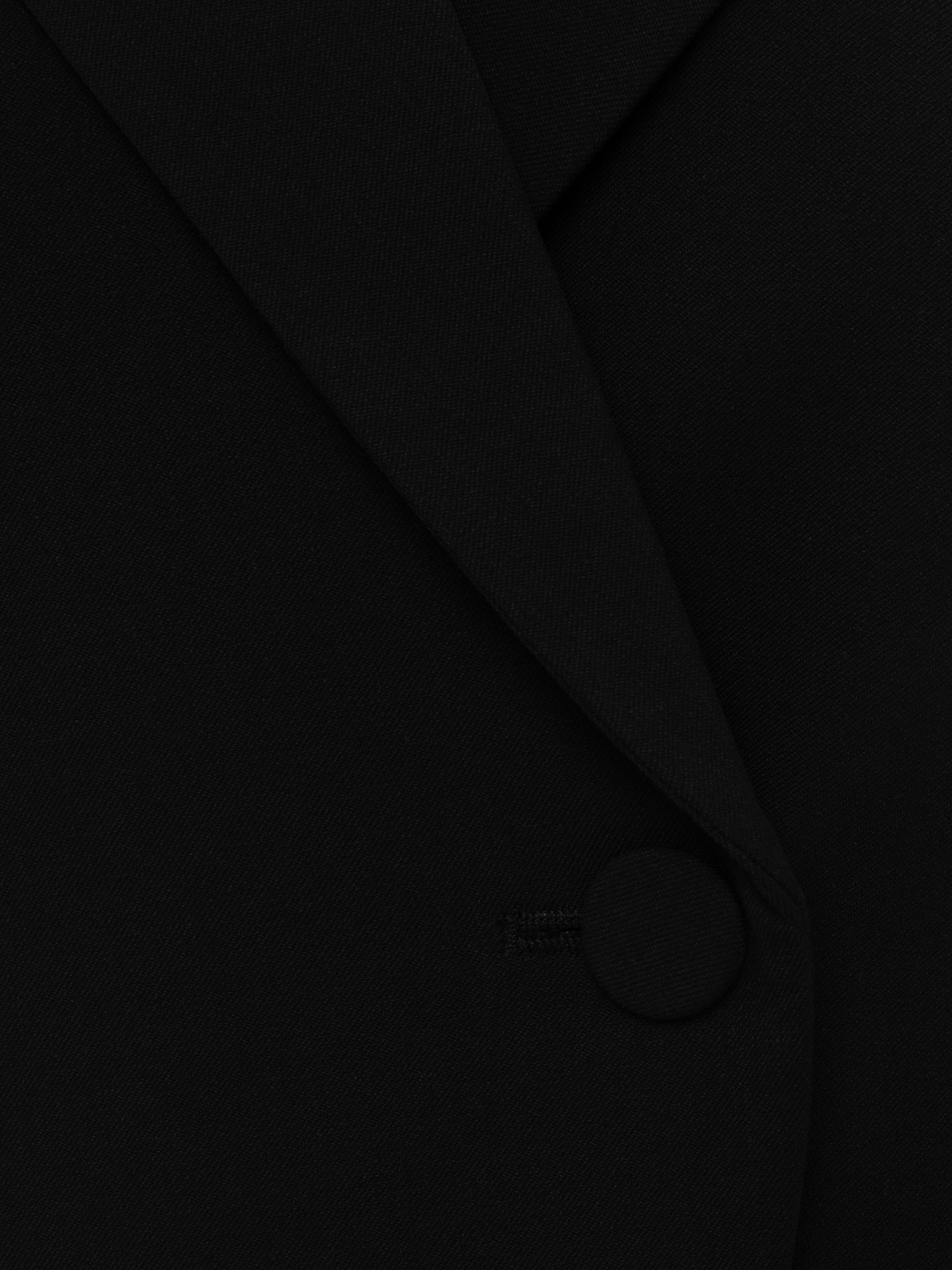 Flared jacket with voluminous sleeves