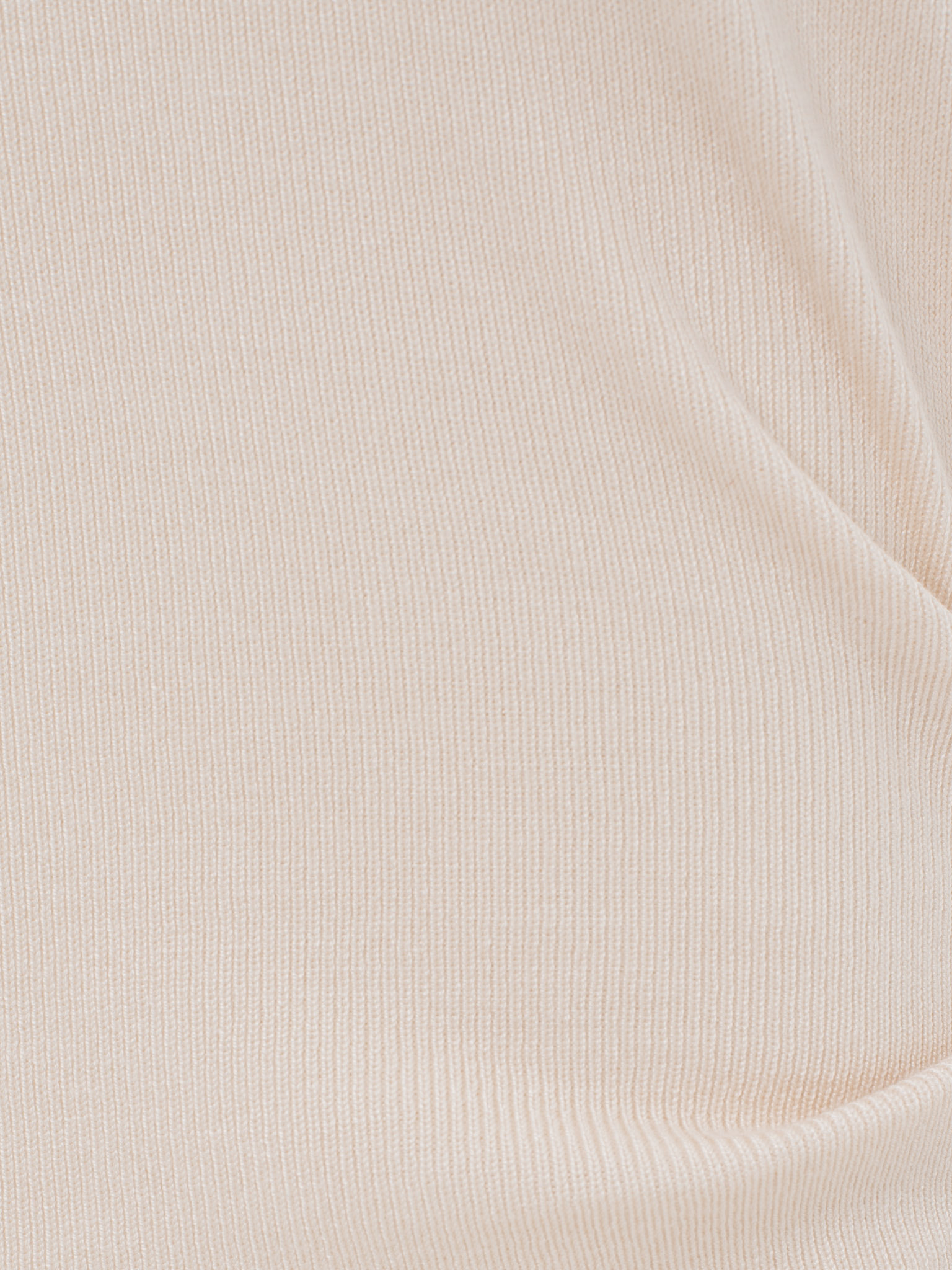 Knitted midi dress with stand-up collar and asymmetric gathers