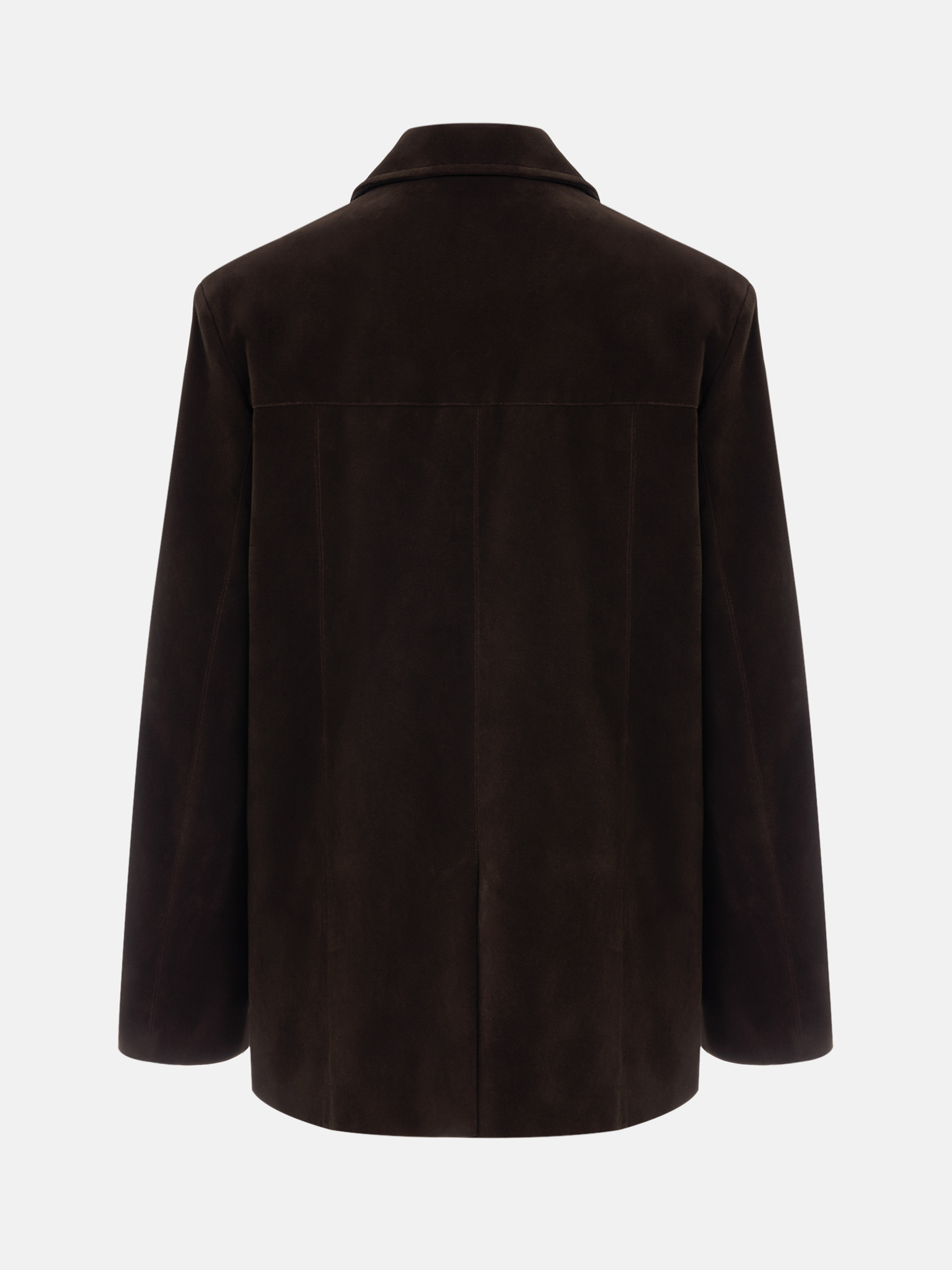 Eco-suede oversize jacket