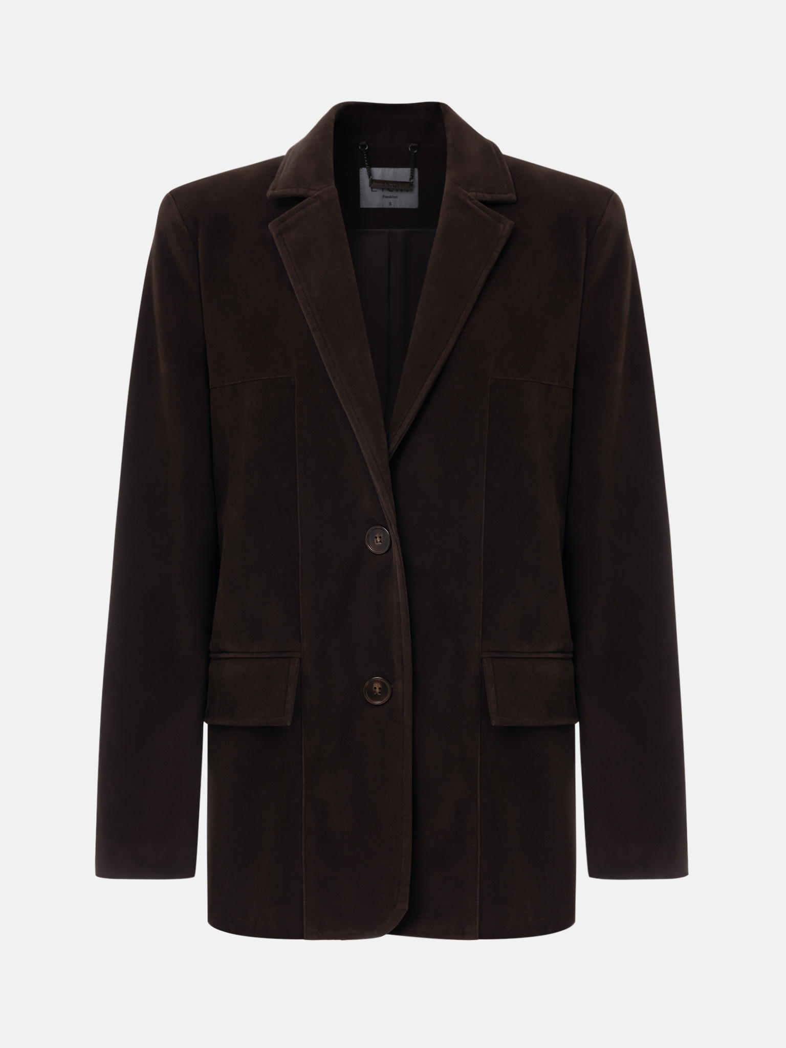 Eco-suede oversize jacket