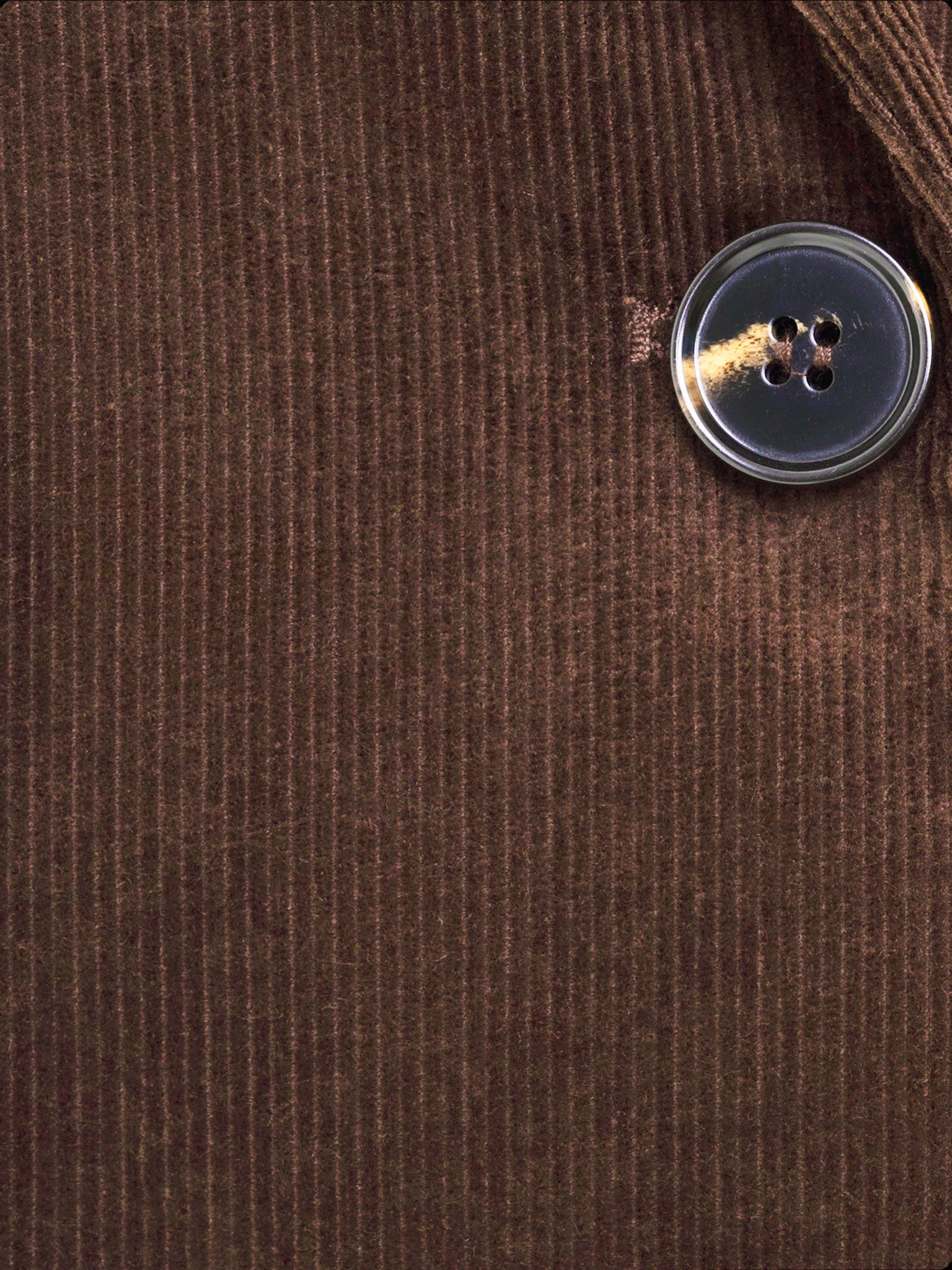 Двубортный жакет оверсайз из вельвета