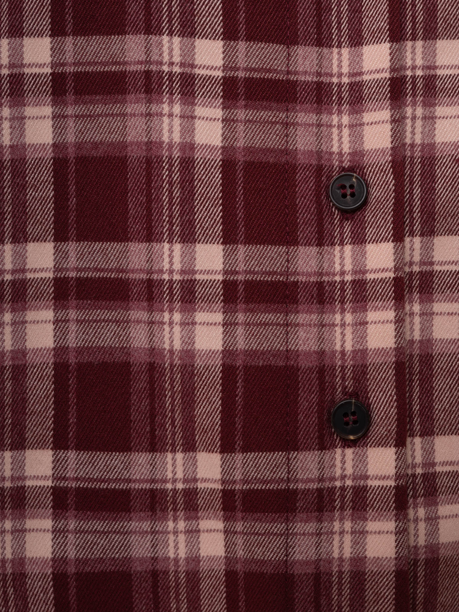 Клетчатая рубашка свободного кроя с вышивкой