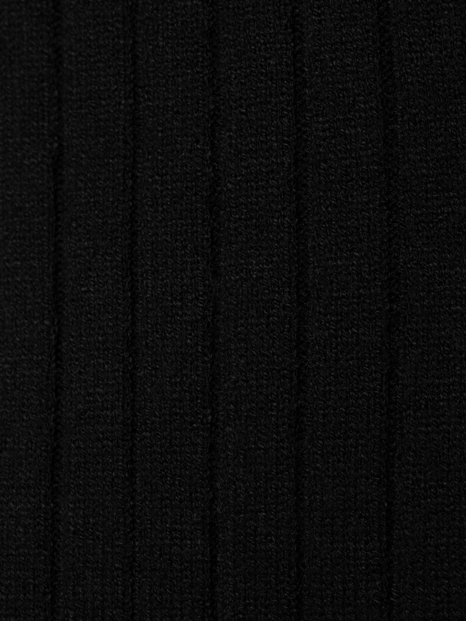 Rib-knit cardigan with flared sleeves