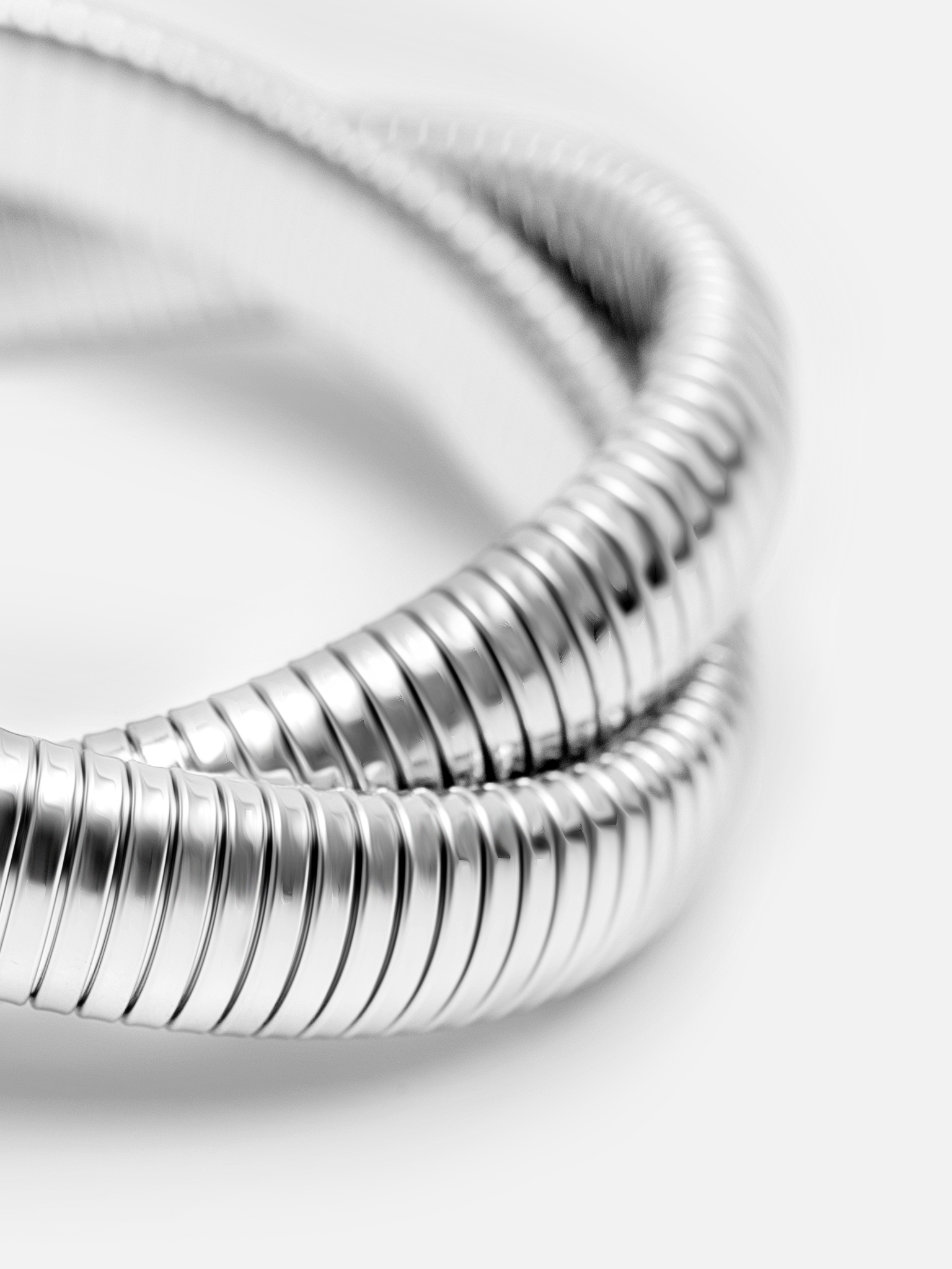 Braided metal bracelet