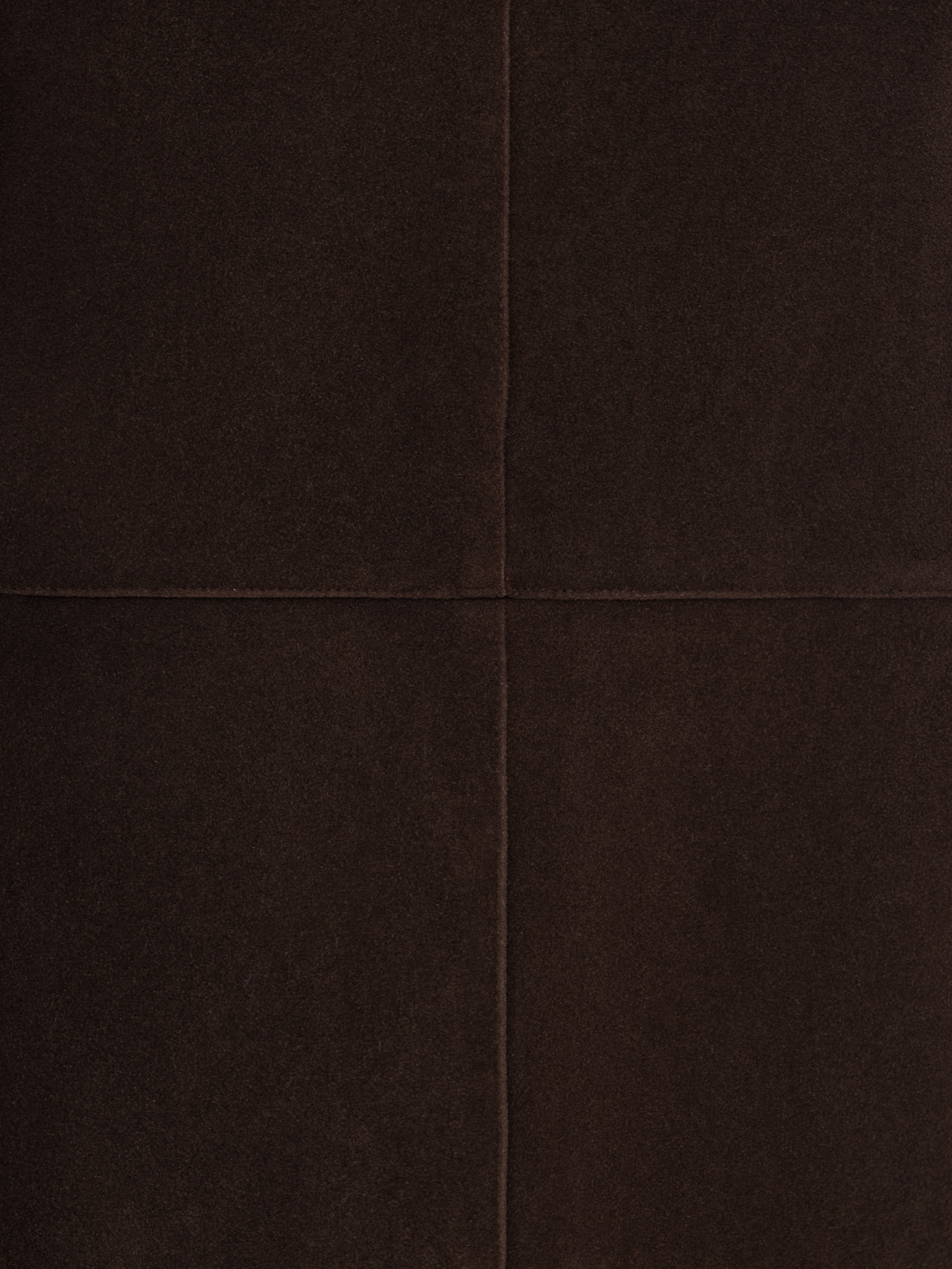 Eco-suede straight midi skirt