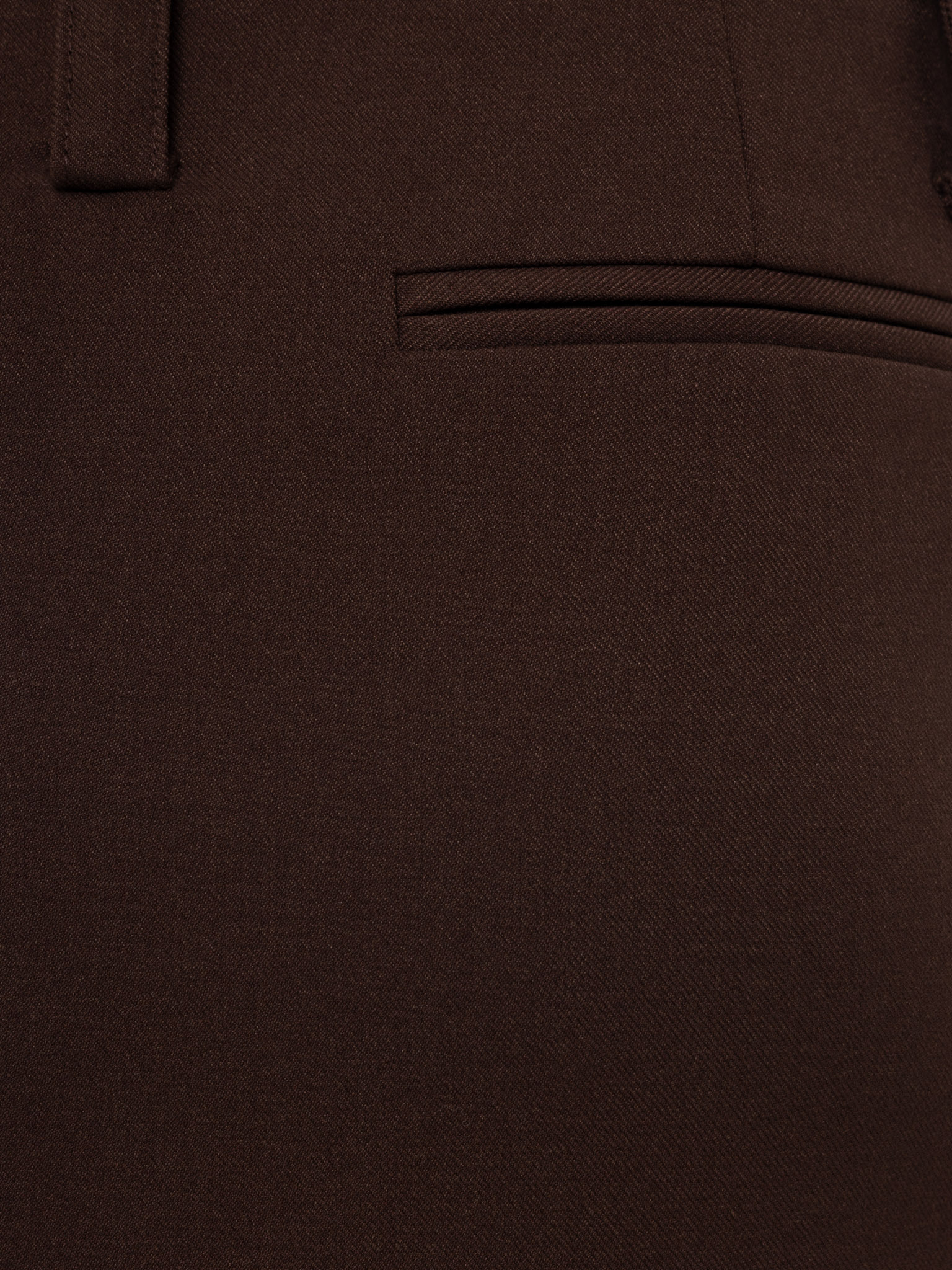 Straight mini skirt in suiting fabric