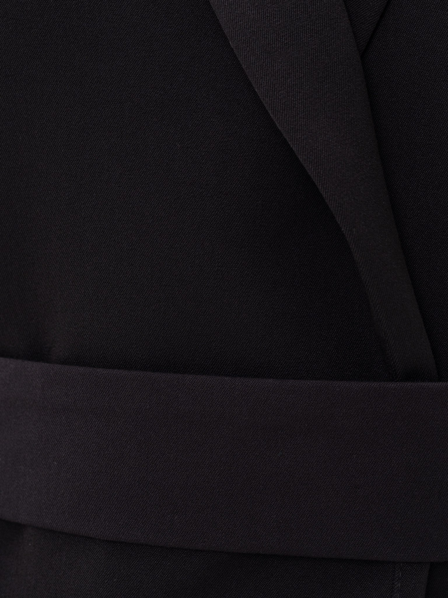 Mini blazer dress with wide waistband