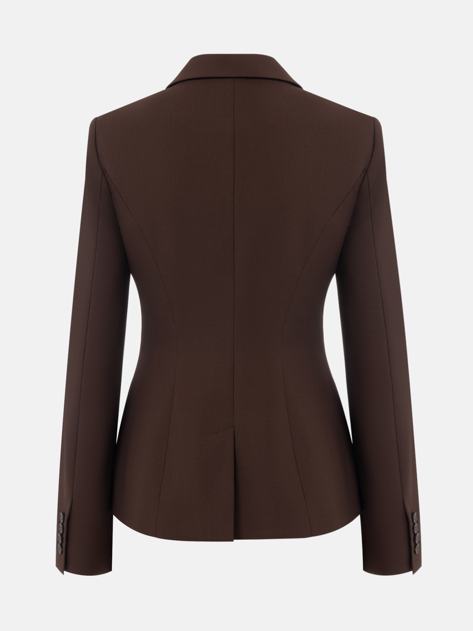 Single-breasted jacket with fitted silhouette