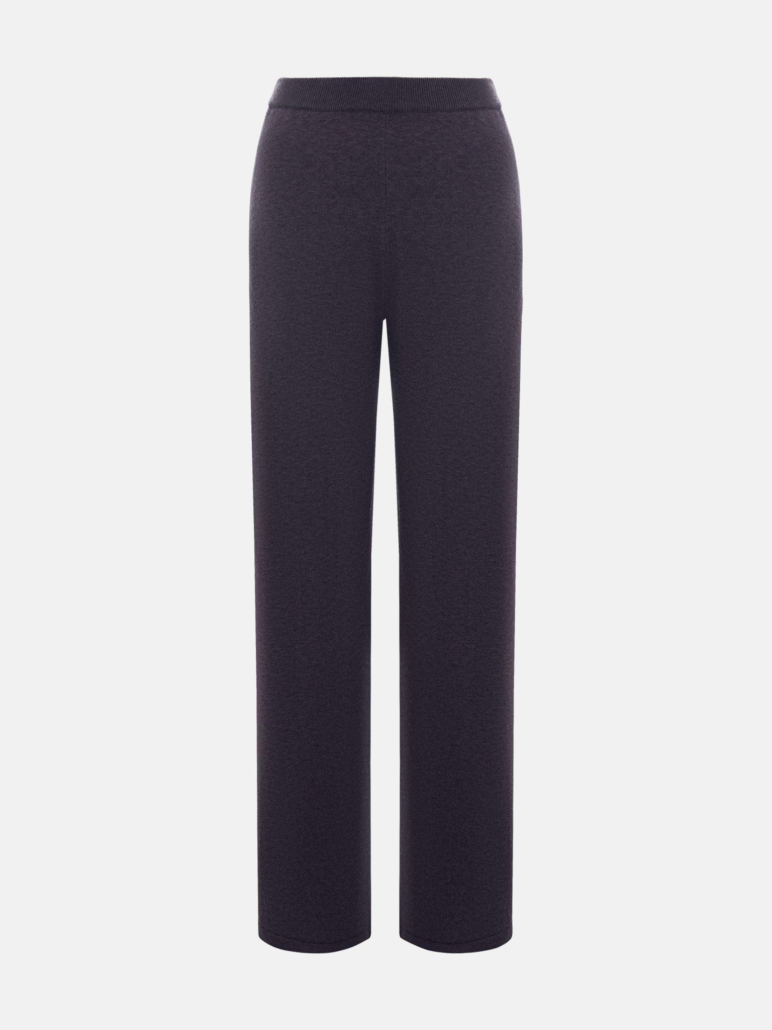 Flared jersey trousers