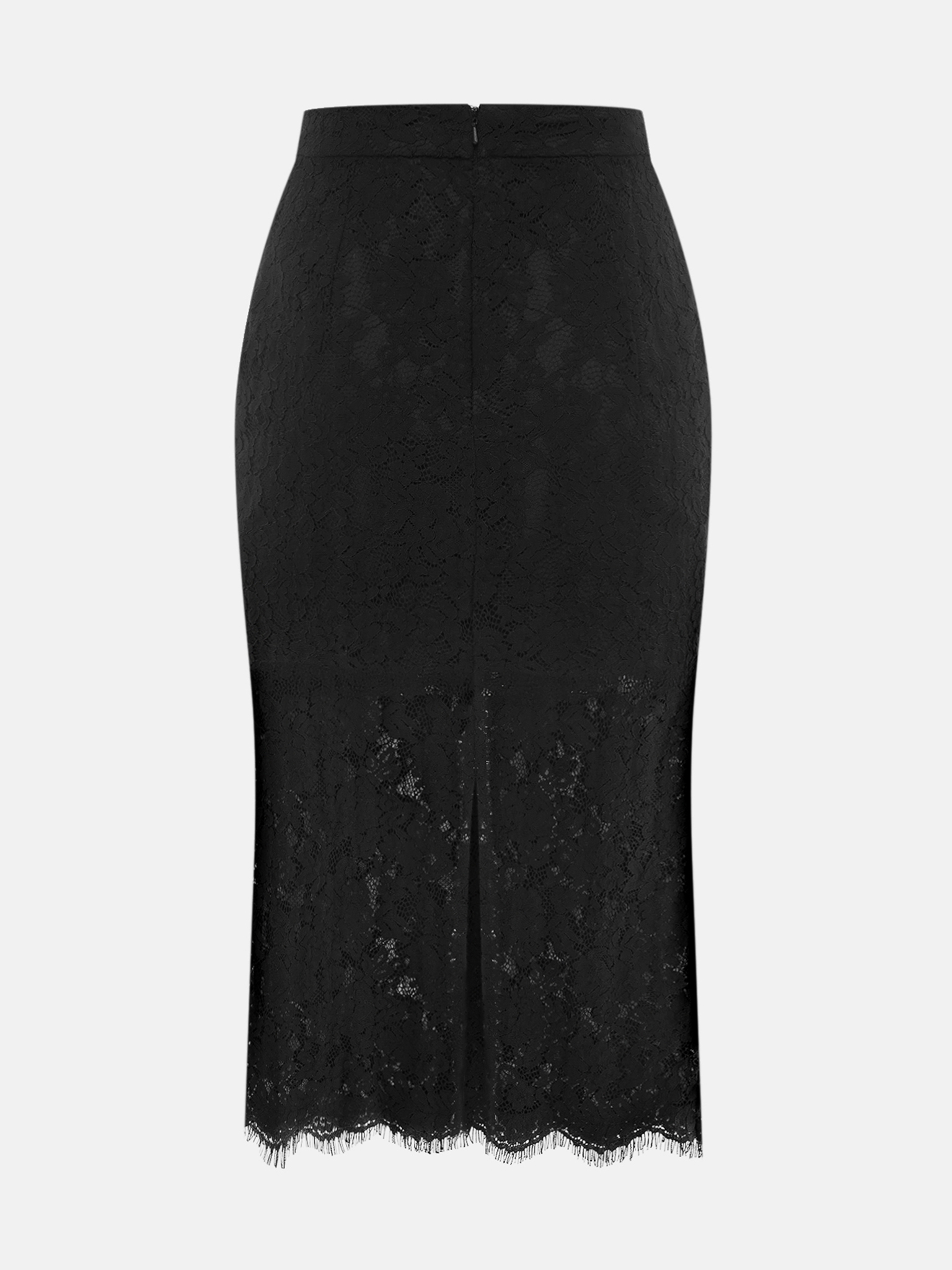 Guipure midi skirt