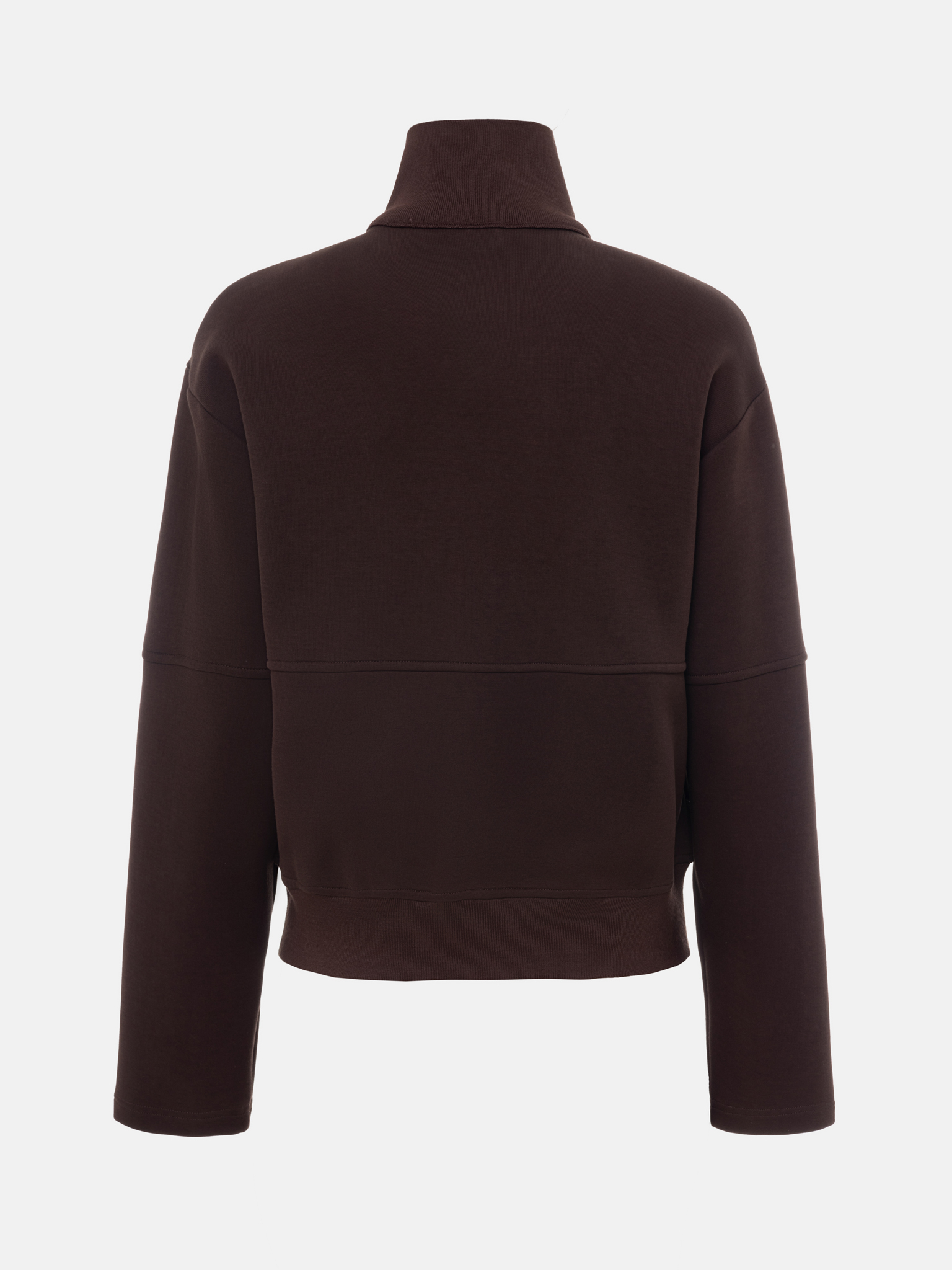 Худи из футера с двусторонней молнией