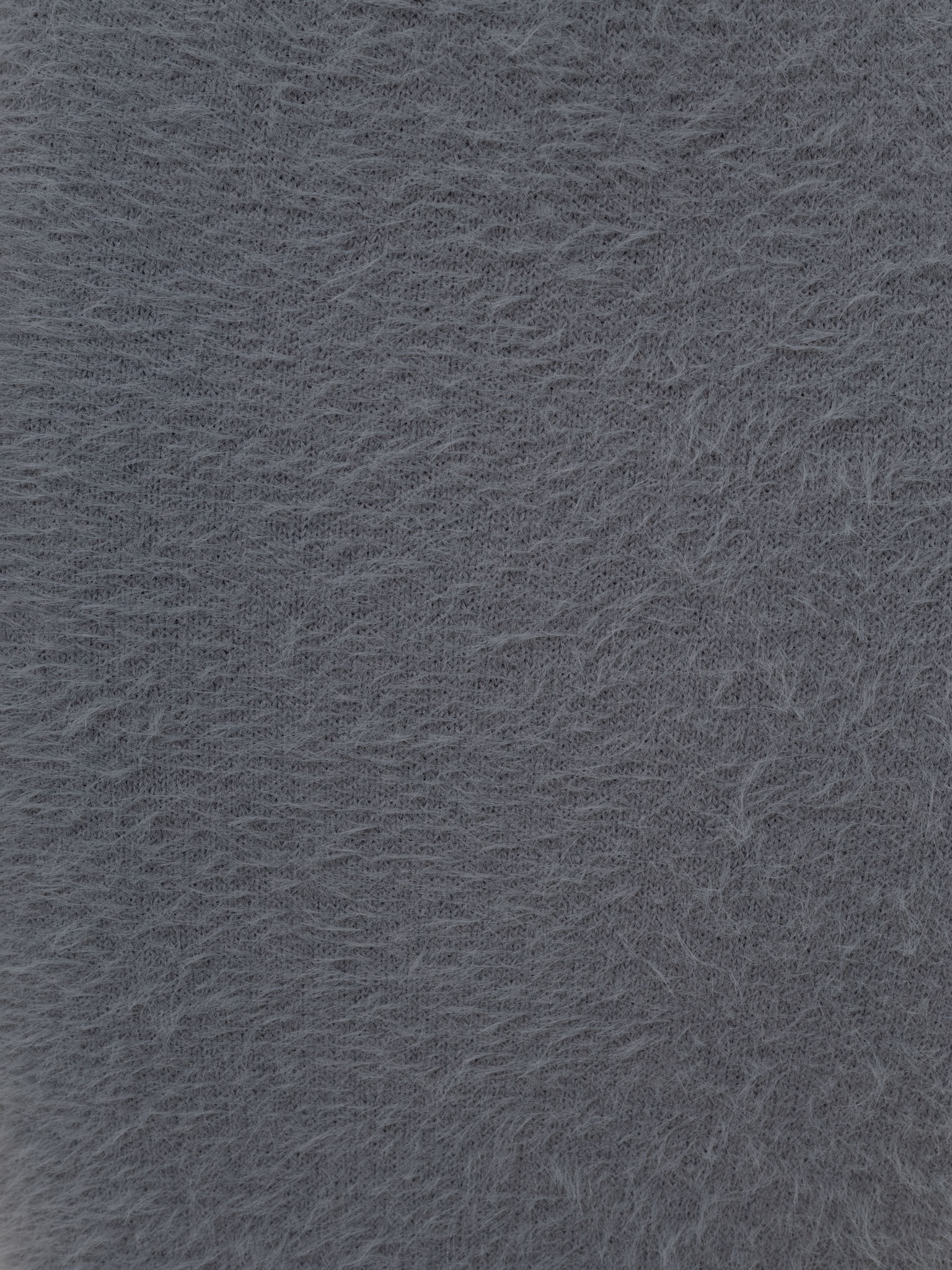 Fluffy knitted maxi skirt 