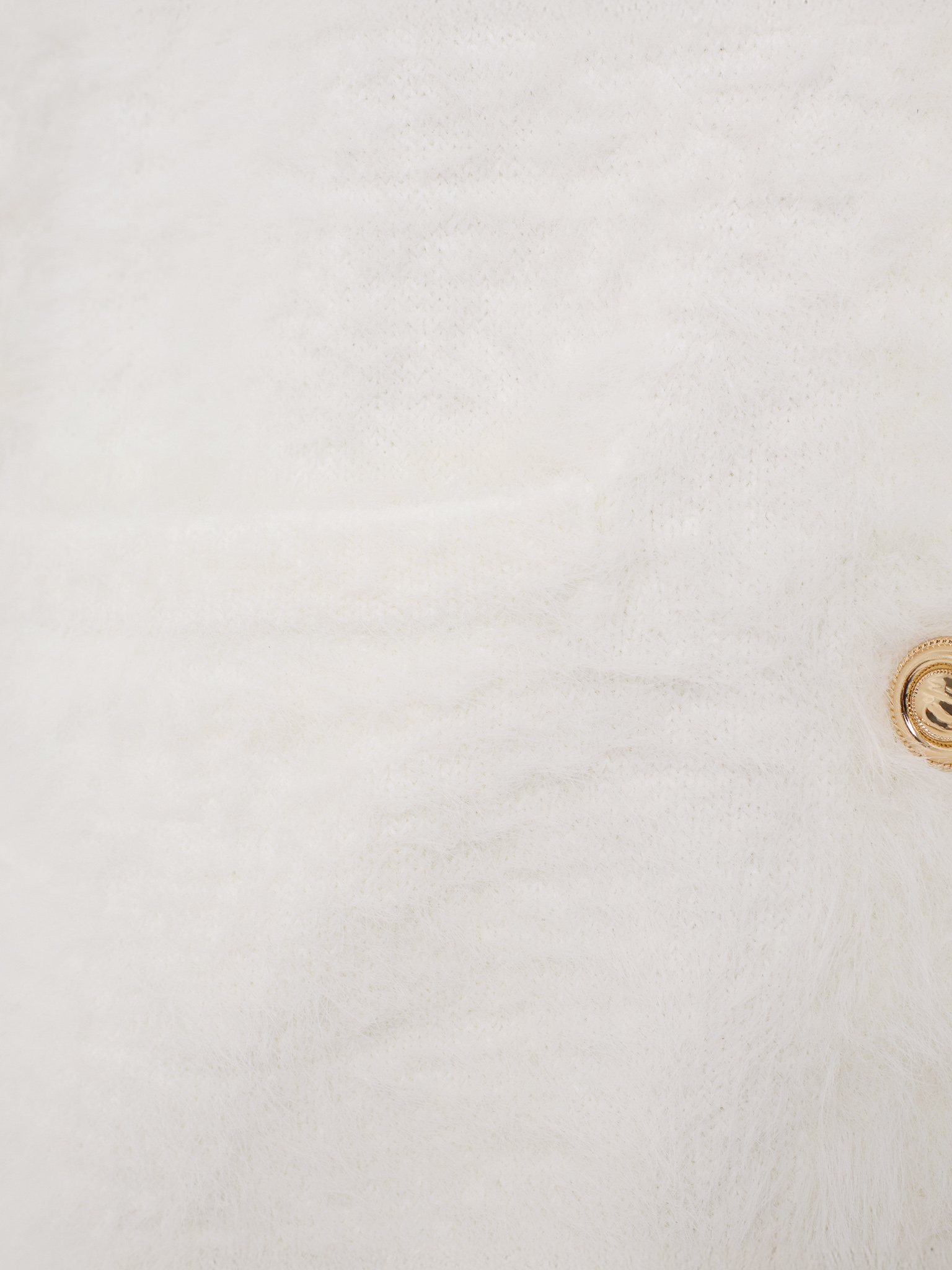 Loose fluffy knitted cardigan