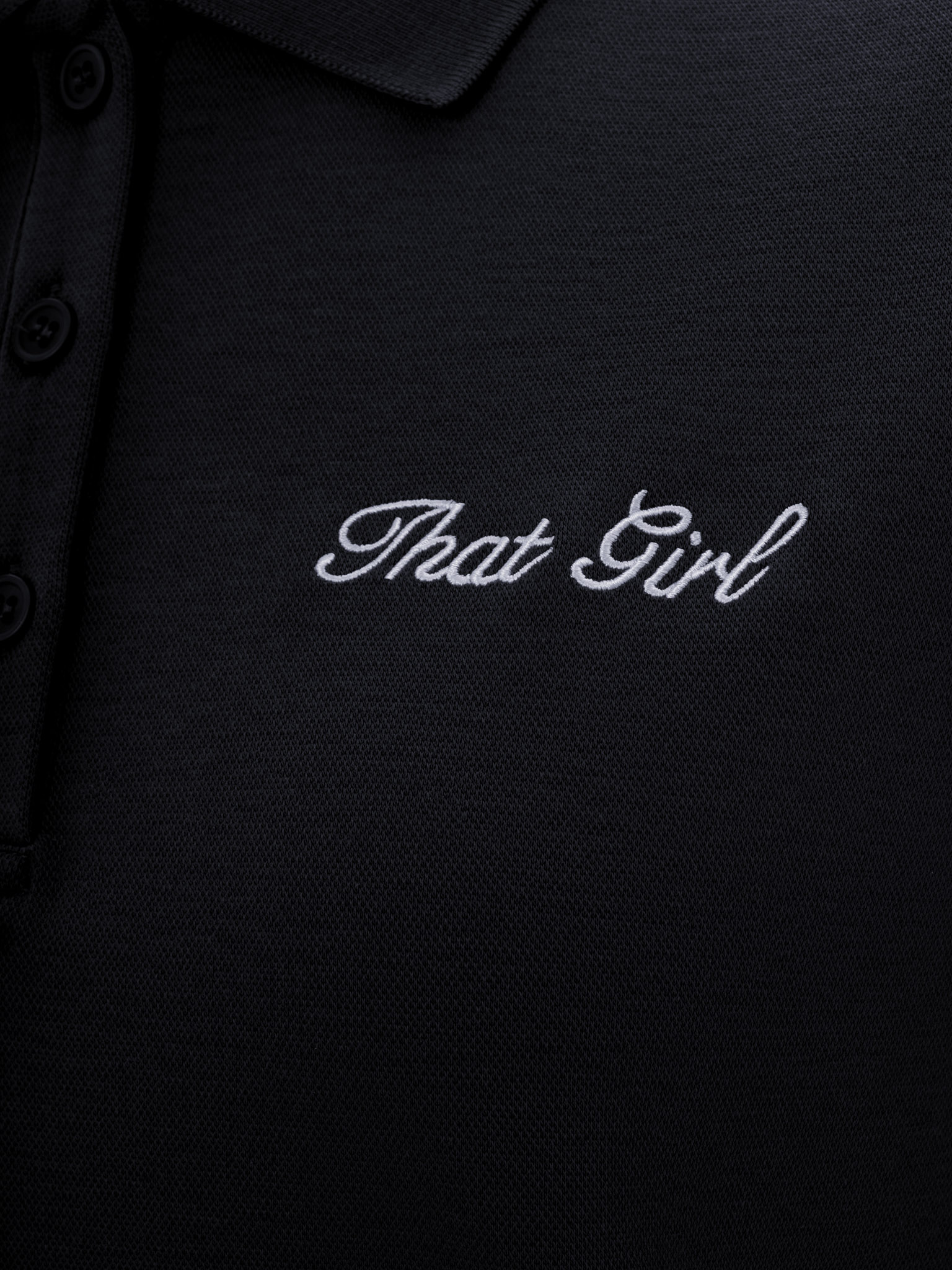 Kersey polo with embroidery