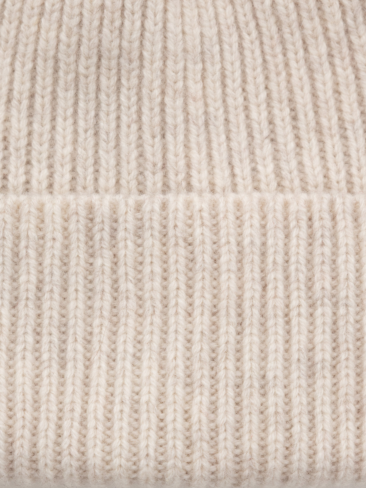 Woollen ribbed beanie