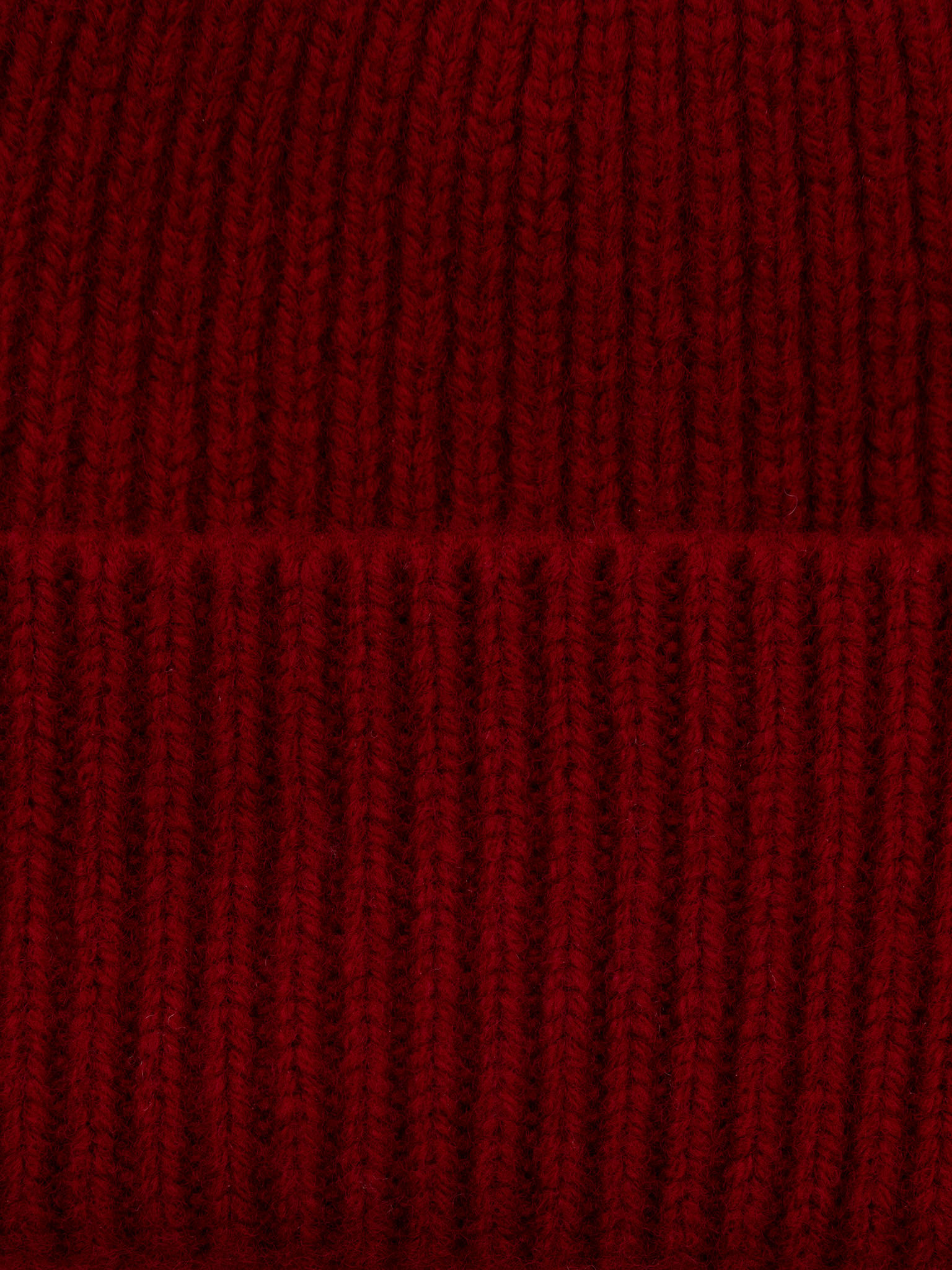 Woollen ribbed beanie