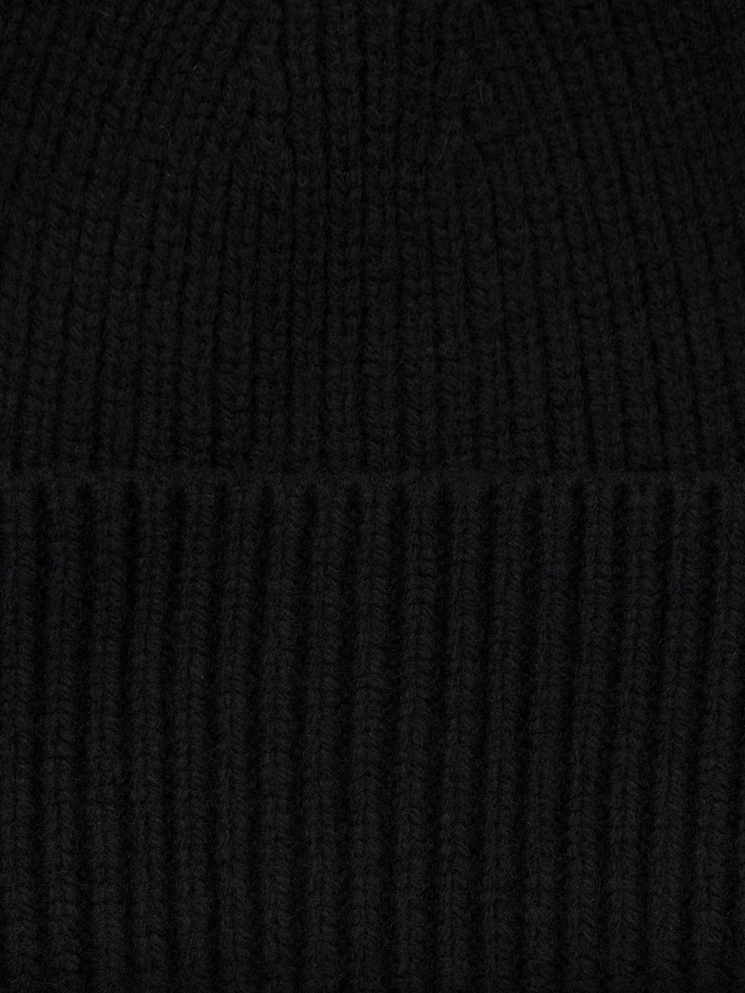 Woollen ribbed beanie