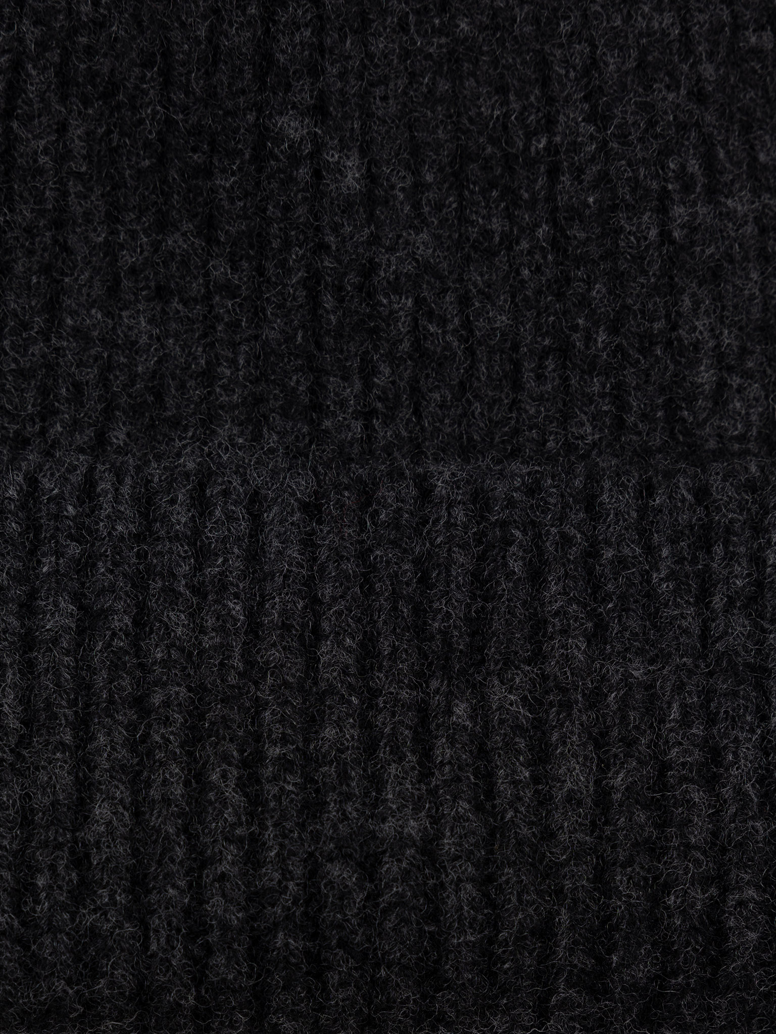 Woollen ribbed beanie