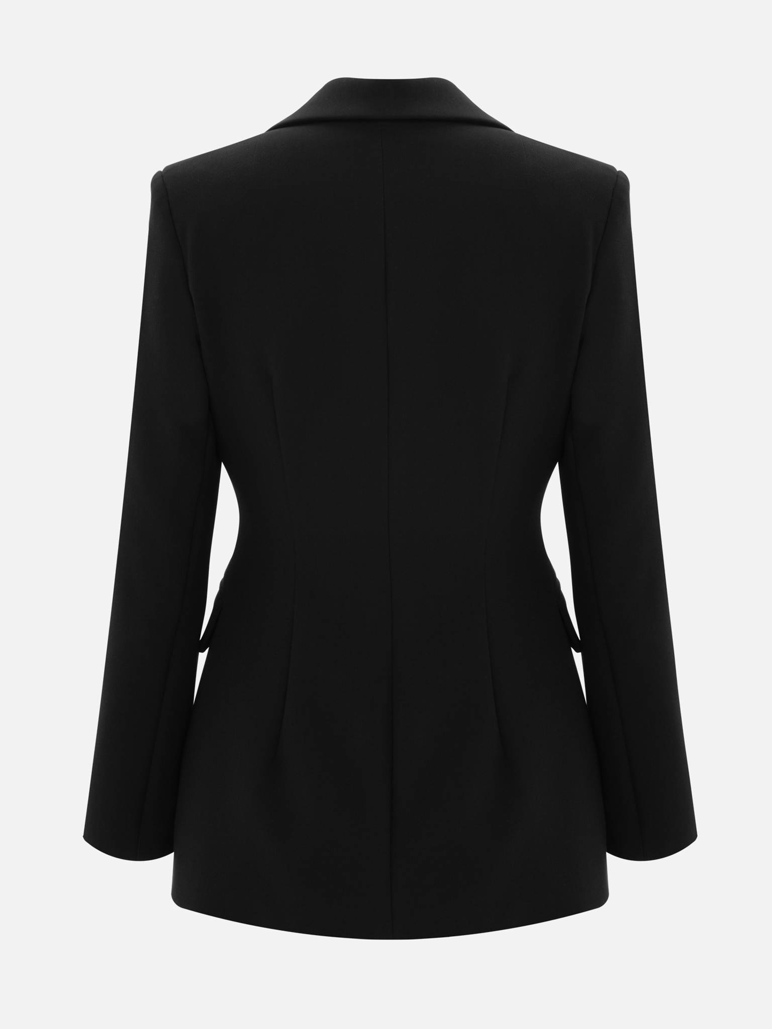Single-button fitted jacket