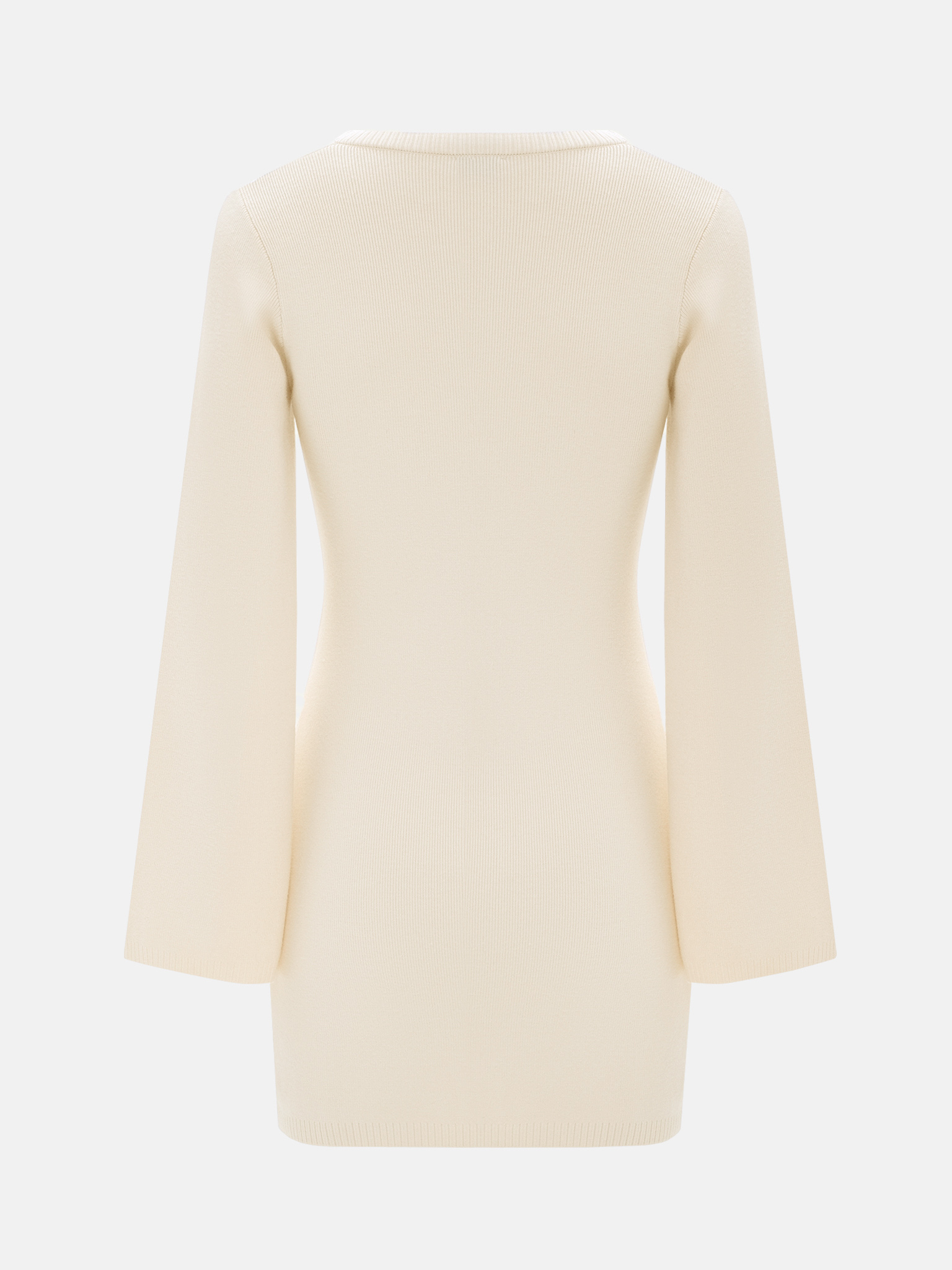 Mini dress with flared sleeves