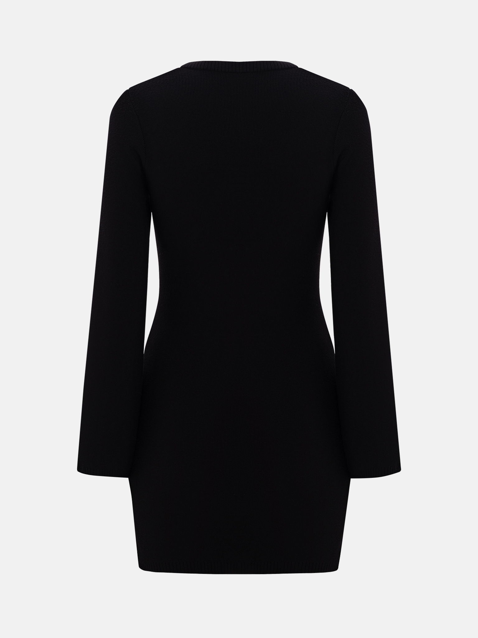 Mini dress with flared sleeves