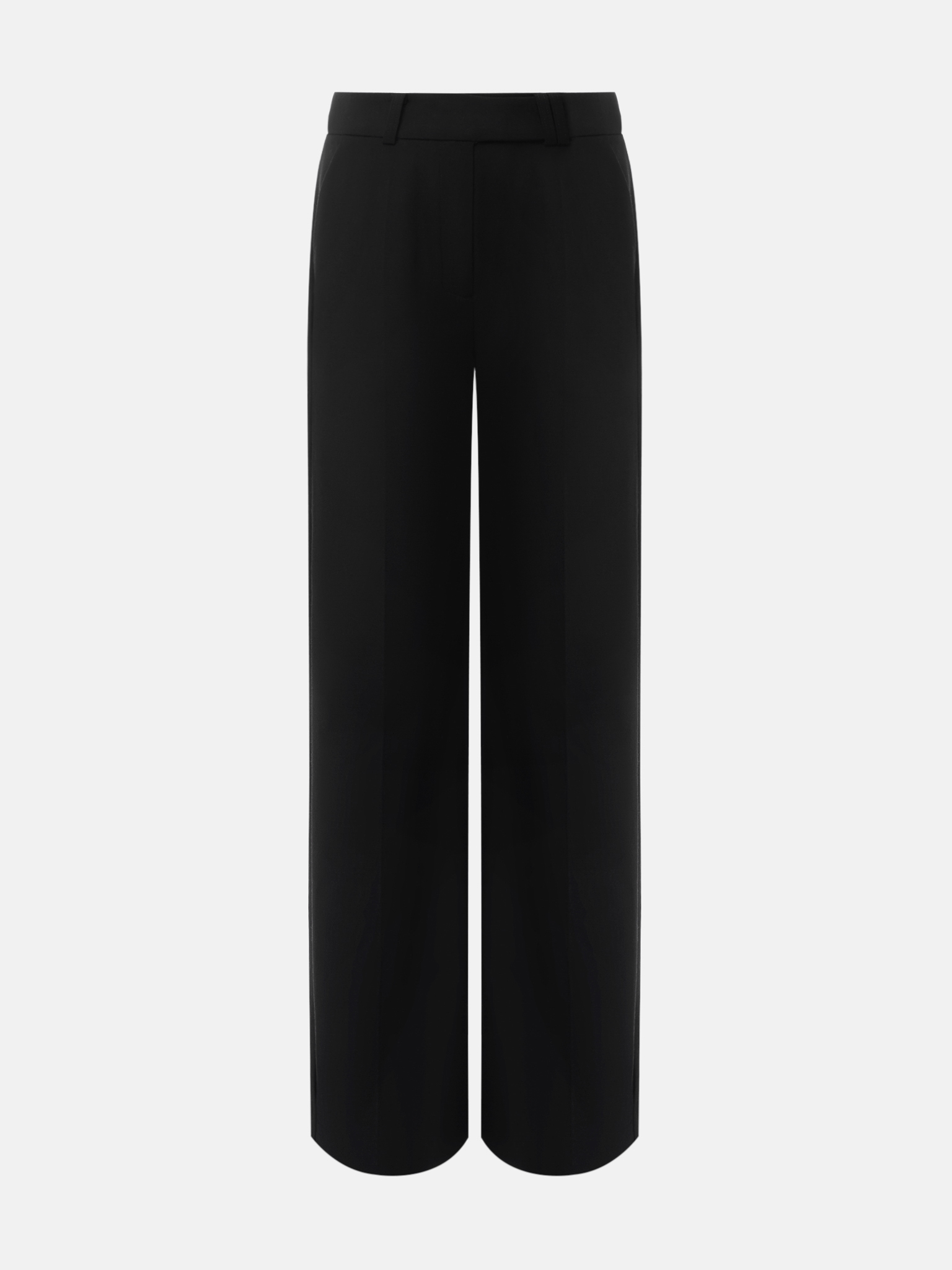 Loose-fitting monochrome trousers