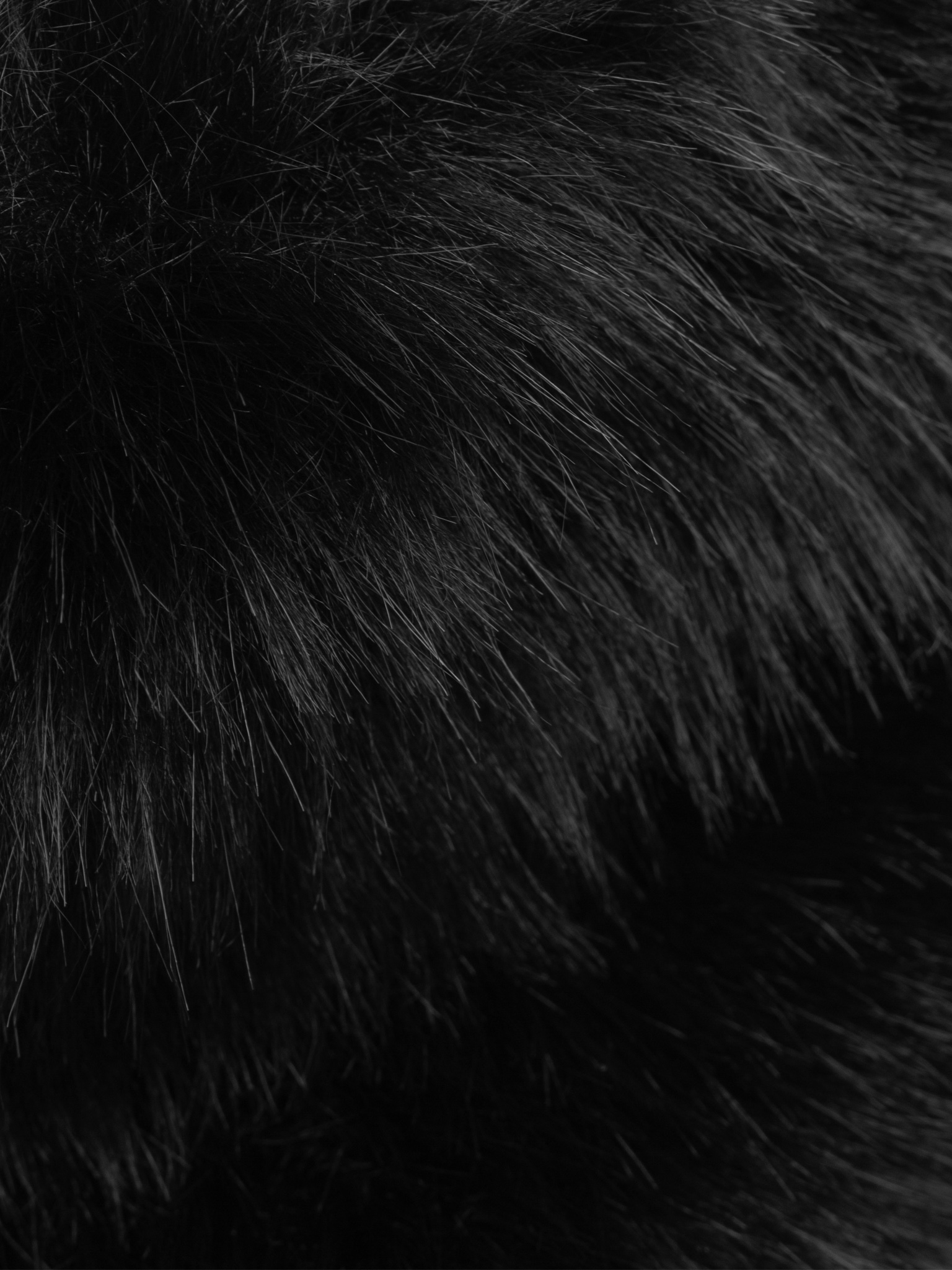 Long-pile eco-fur ushanka hat