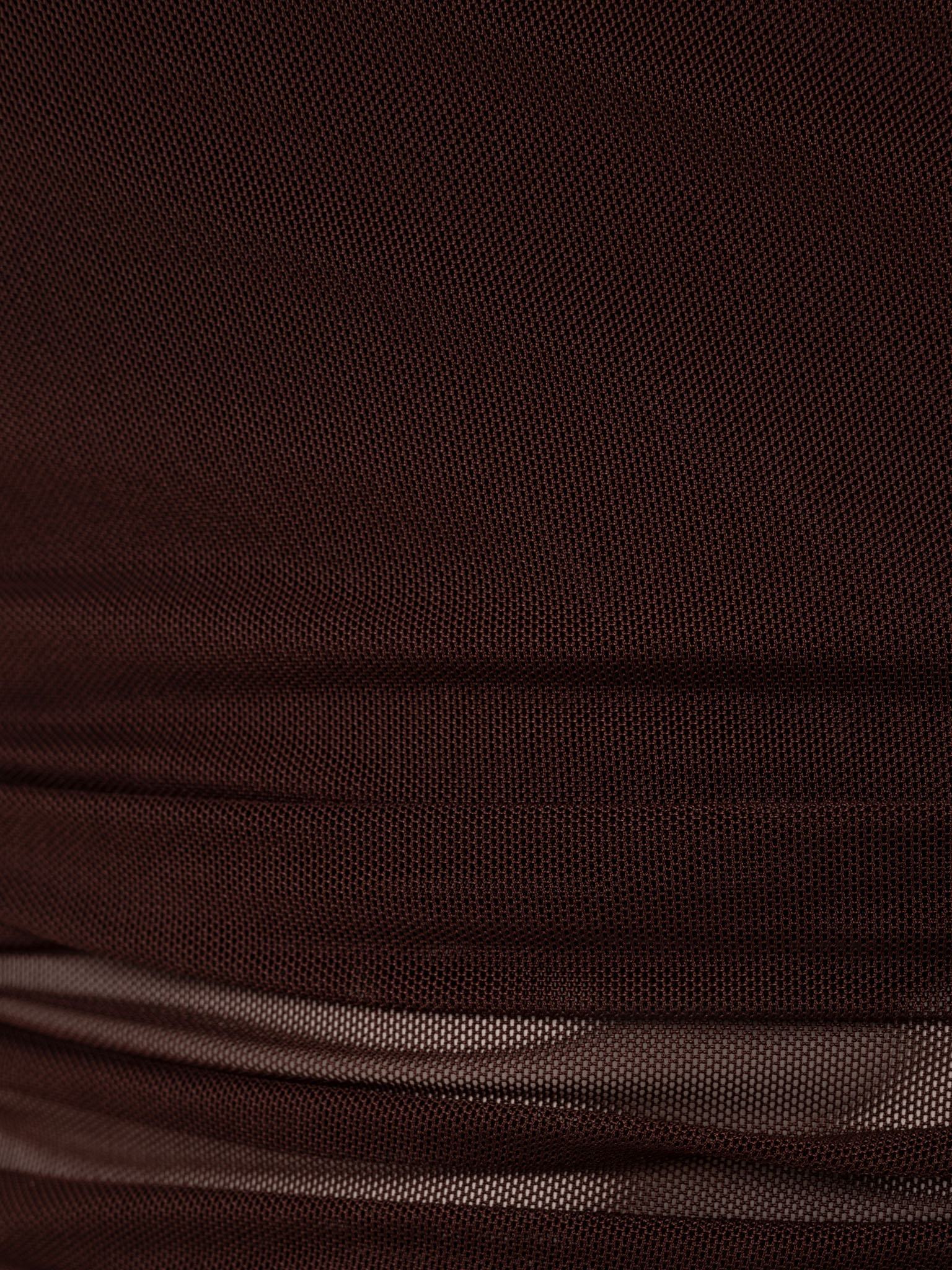 Semi-transparent turtleneck with bandeau top