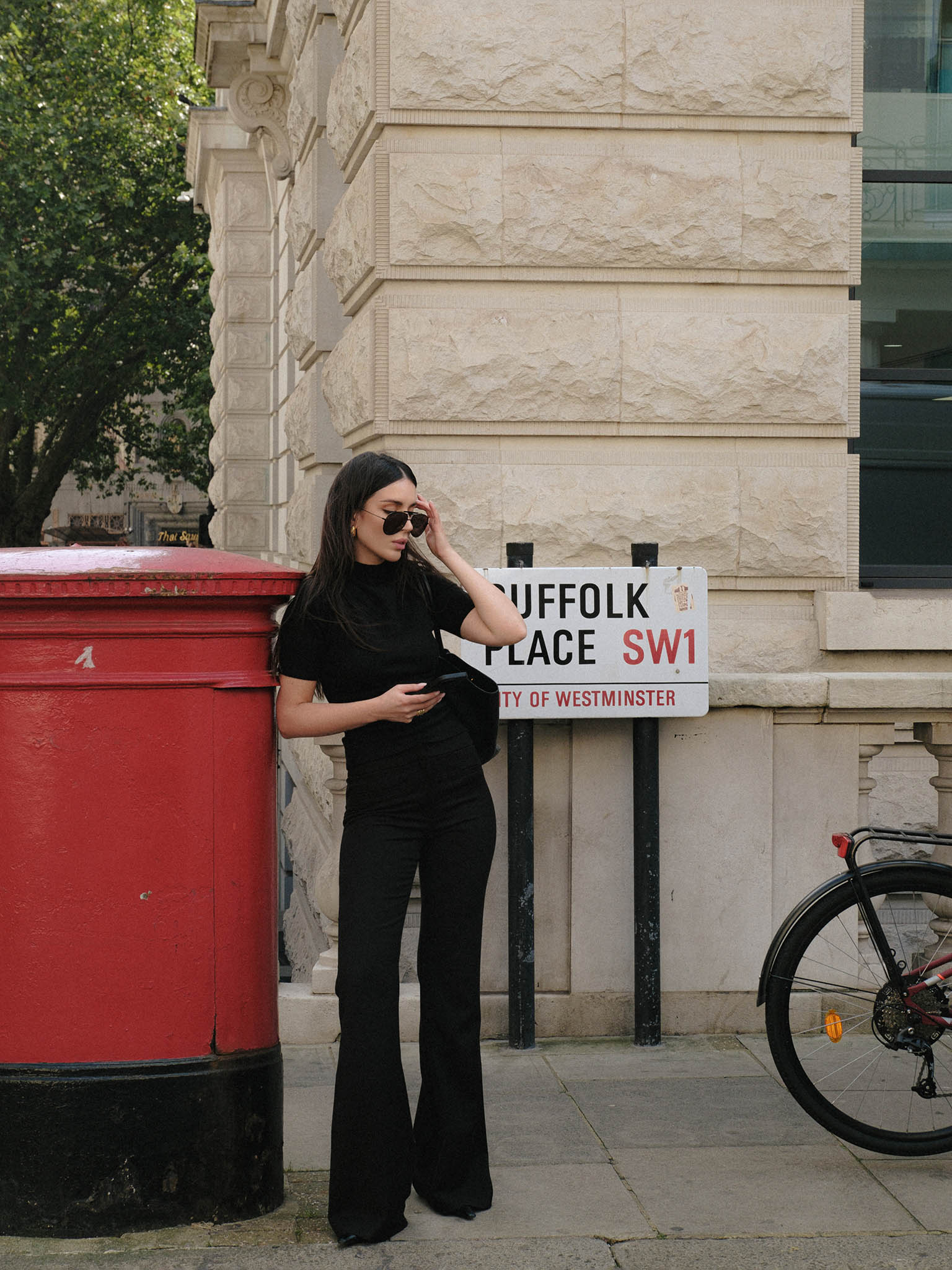 Gestricktes Oberteil mit hohem Kragen