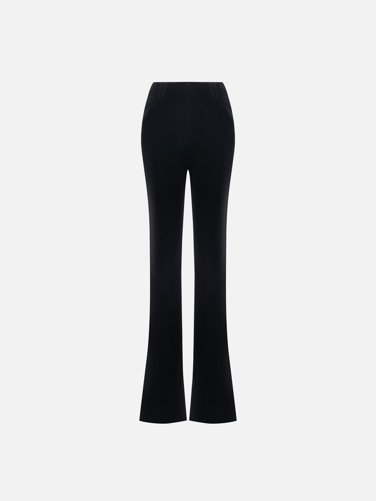 Dense velvet trousers