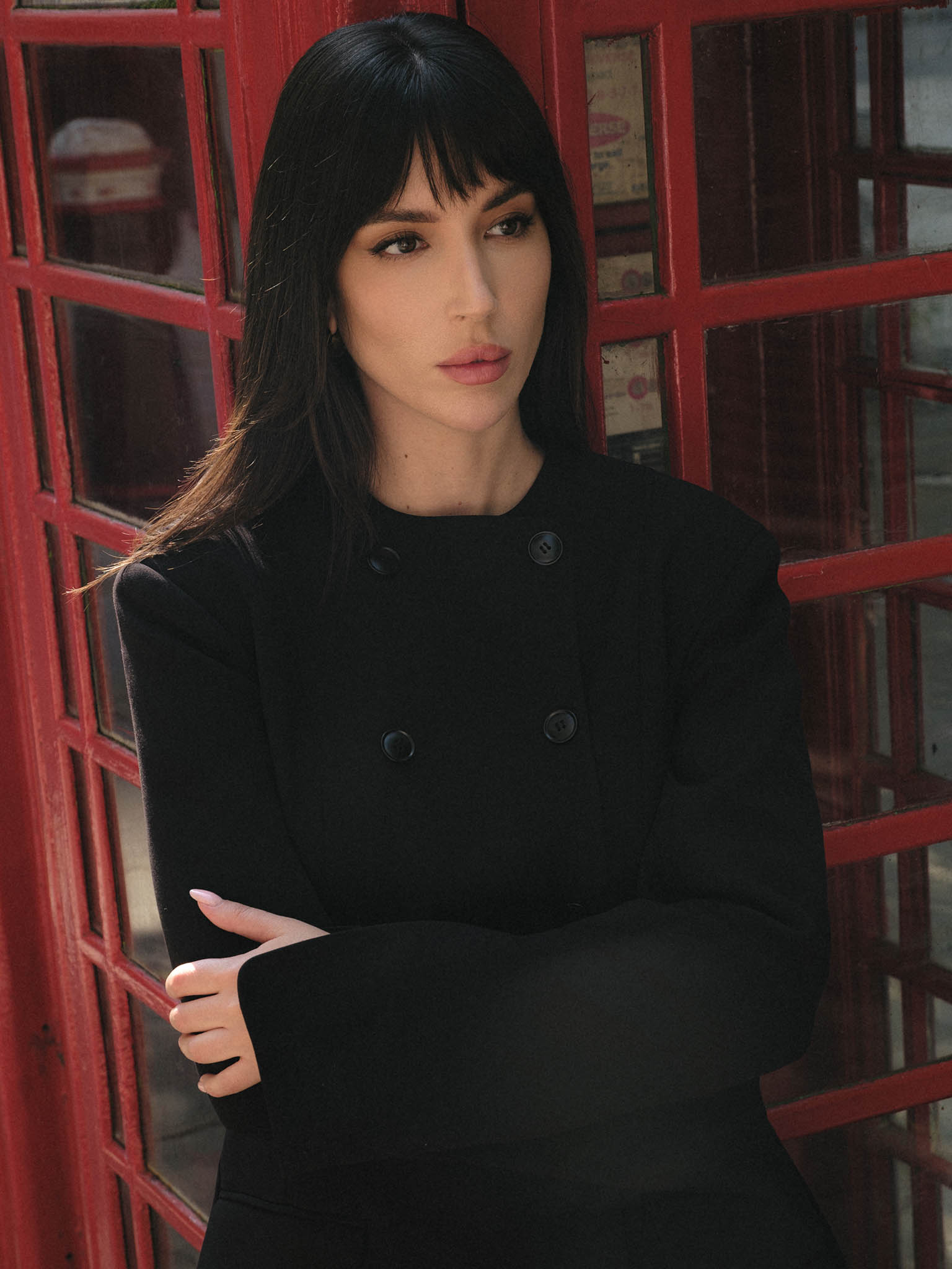 Fitted mini blazer dress