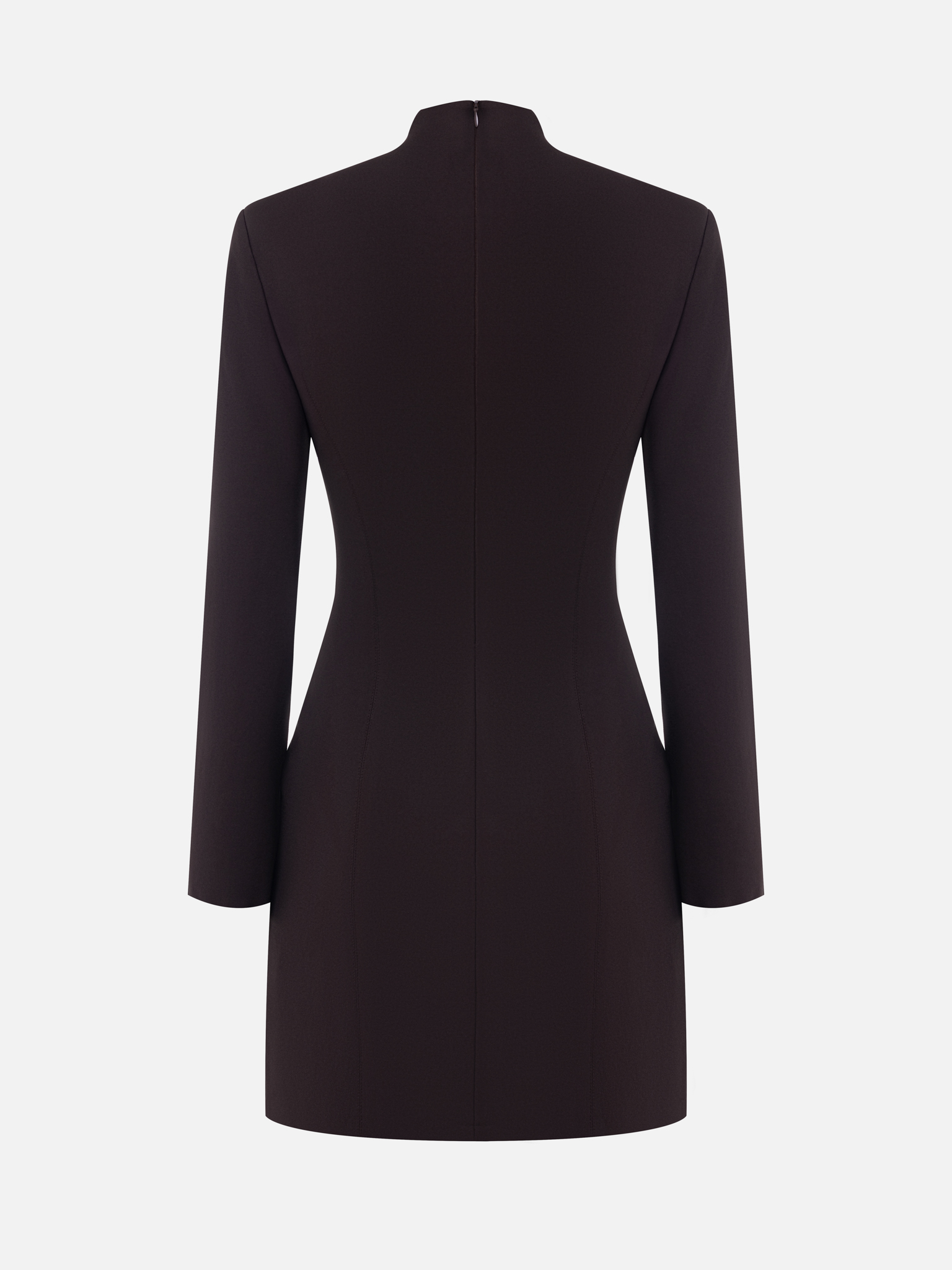 Mini dress with emphasised shoulders