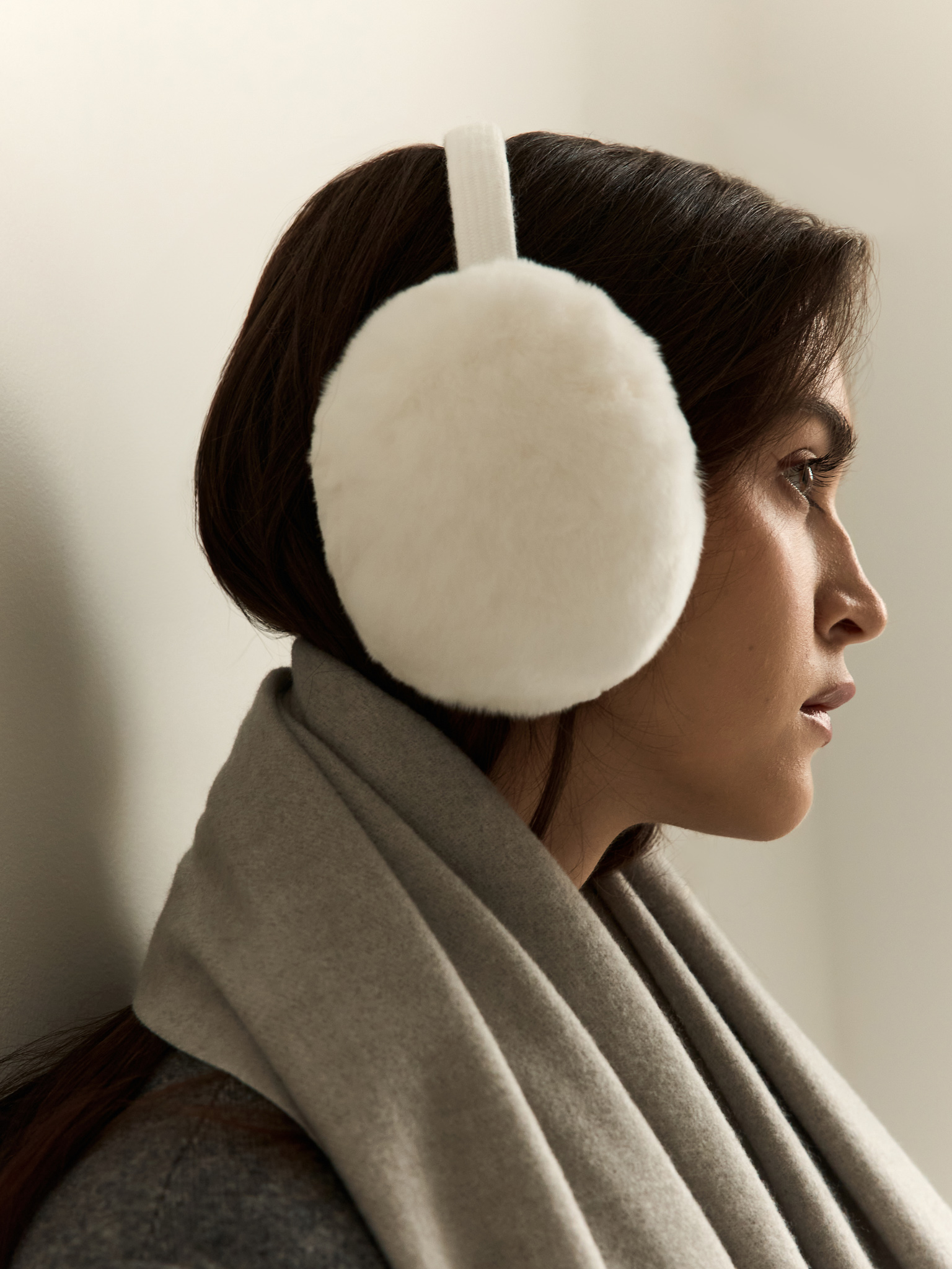 Наушники из натурального меха