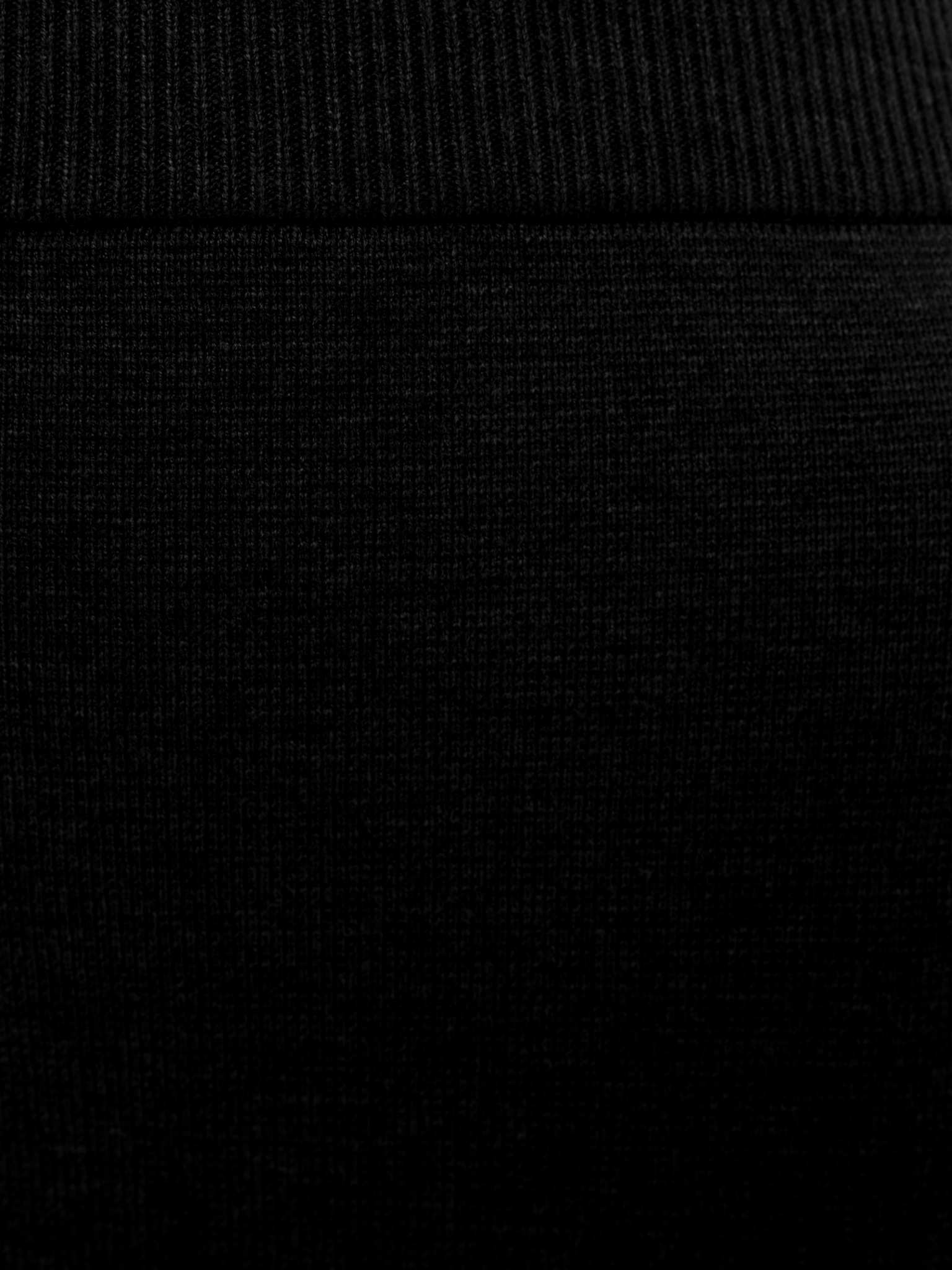 Straight mini jersey skirt