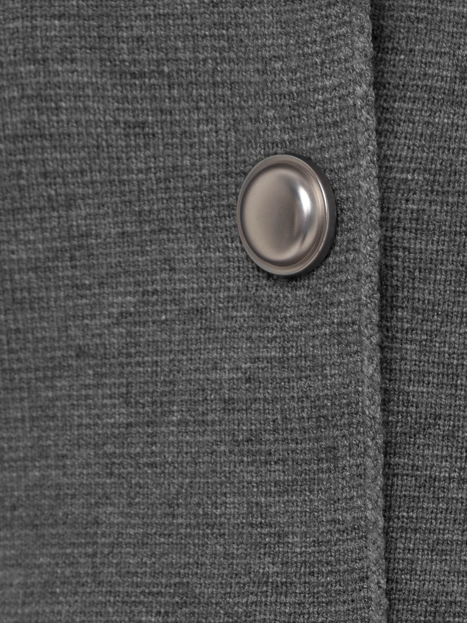 Cropped cardigan with high collar