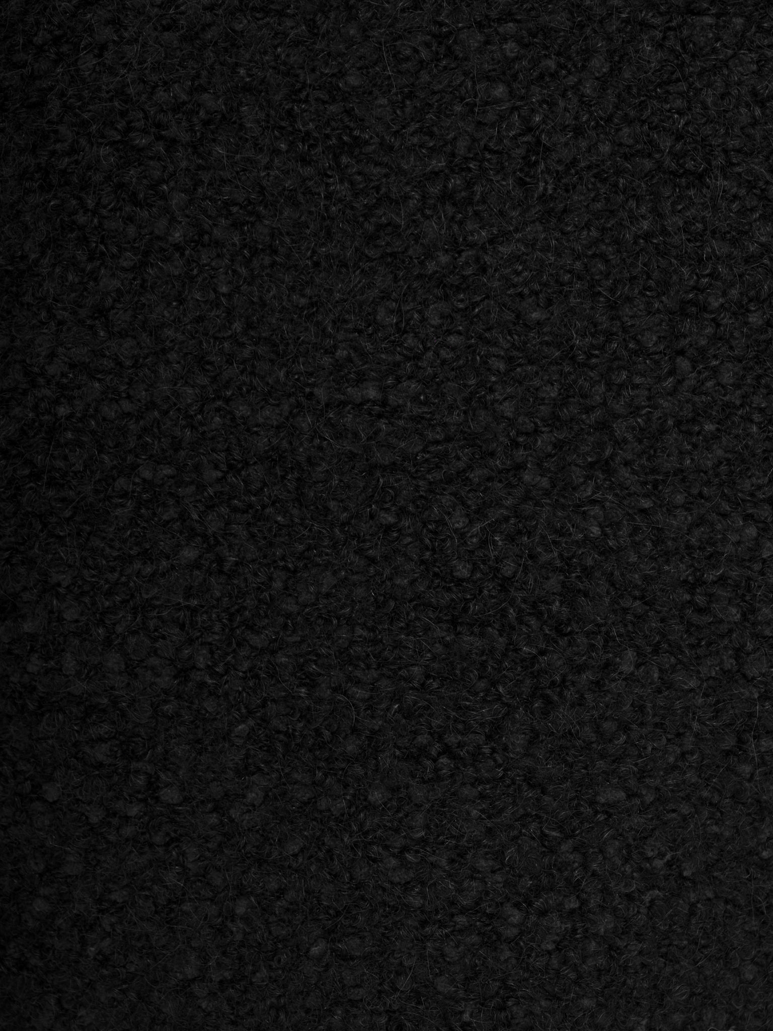 Straight fluffy knit mini skirt