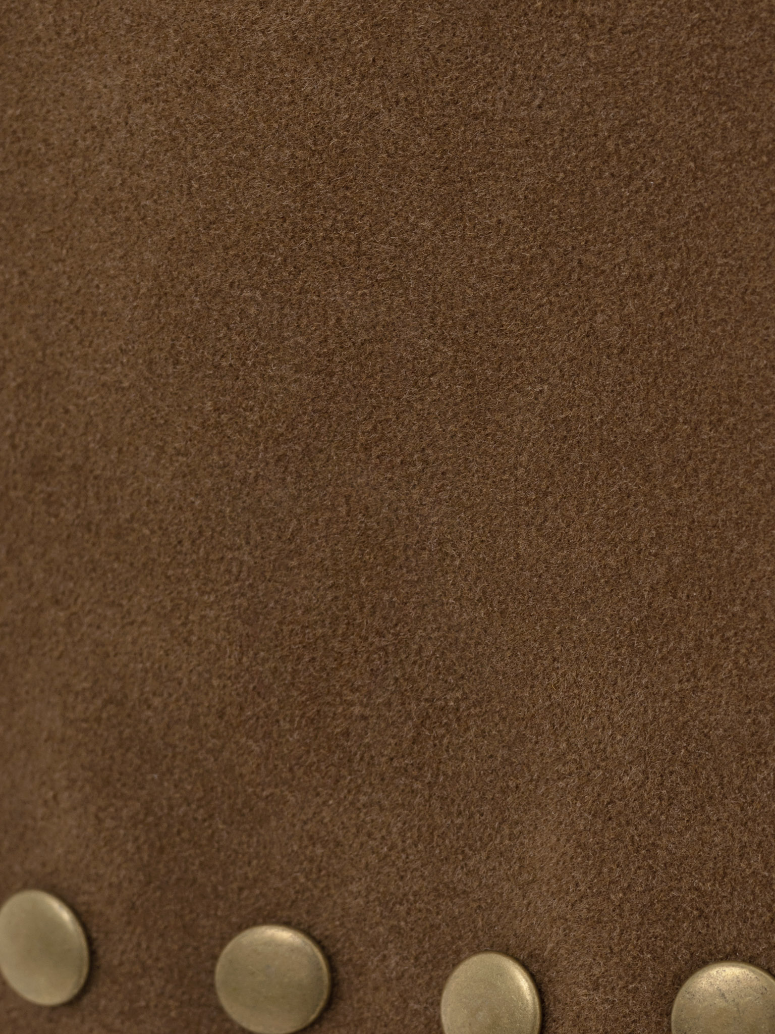 Eco-suede mini skirt