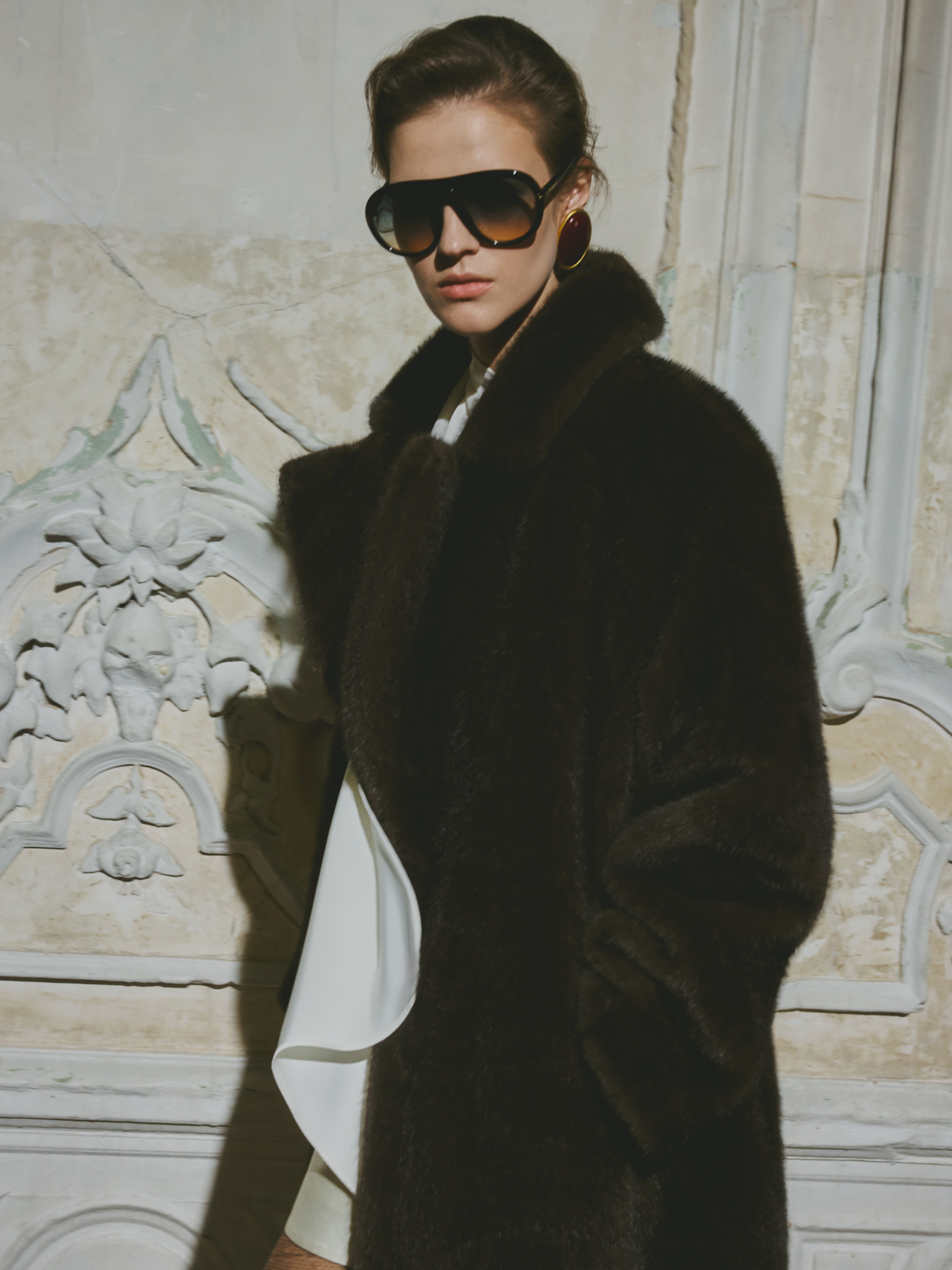 Maxi length eco-coat