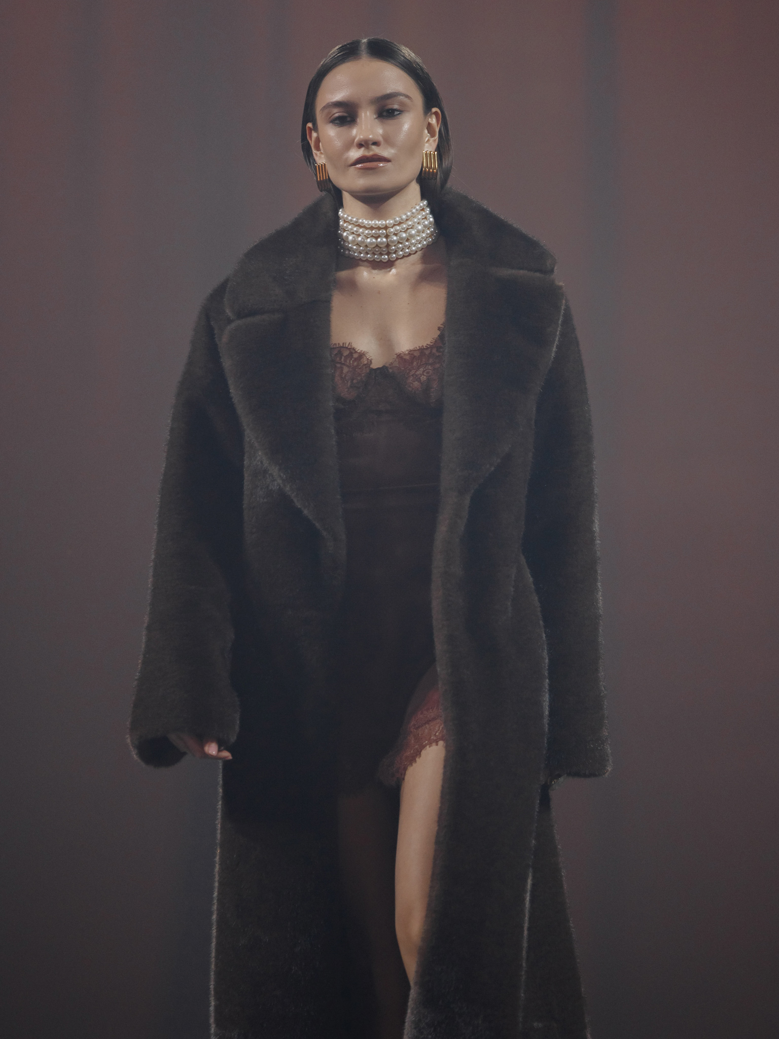 Maxi length eco-coat