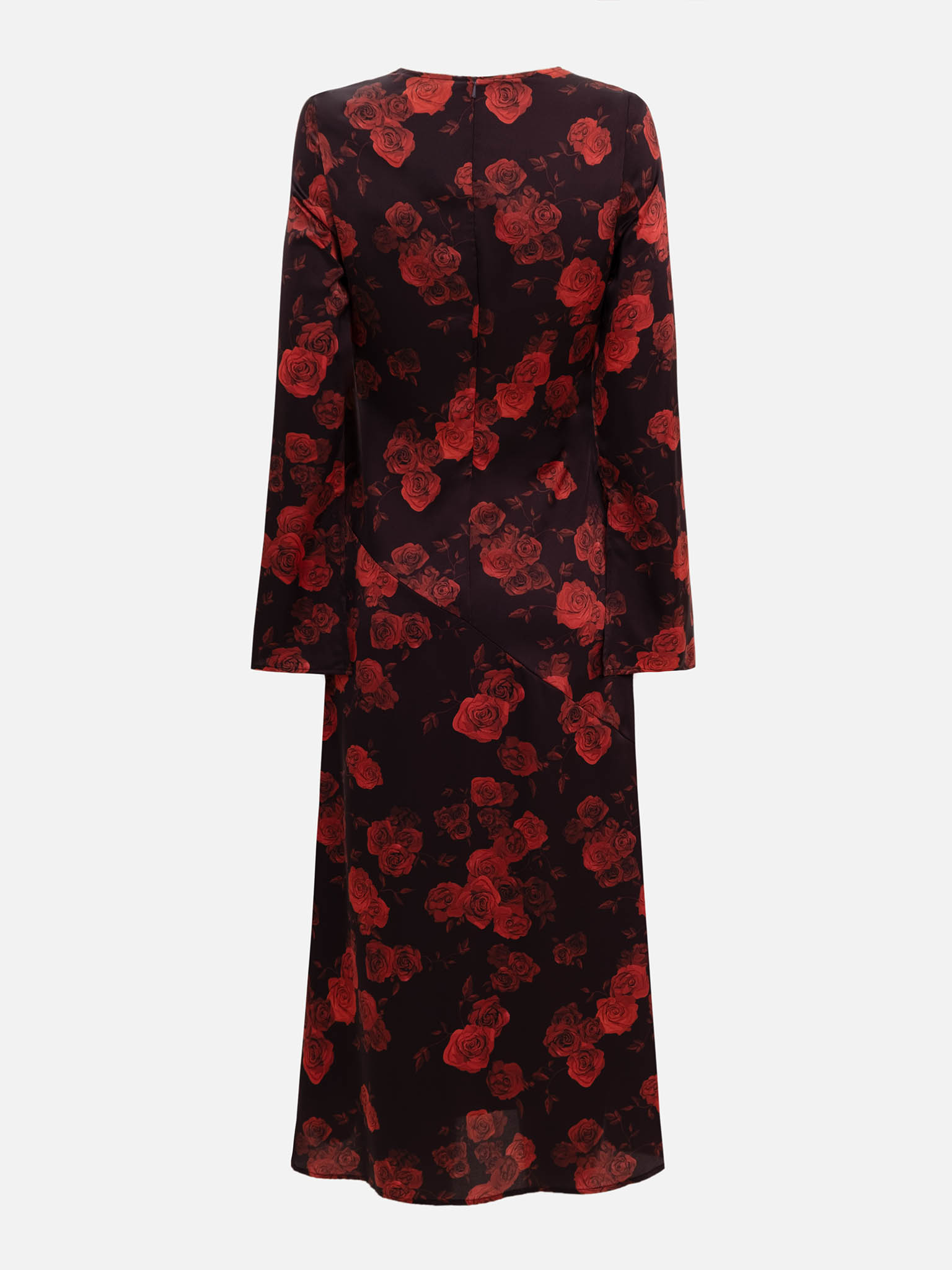 Платье миди из легкой ткани с цветочным принтом