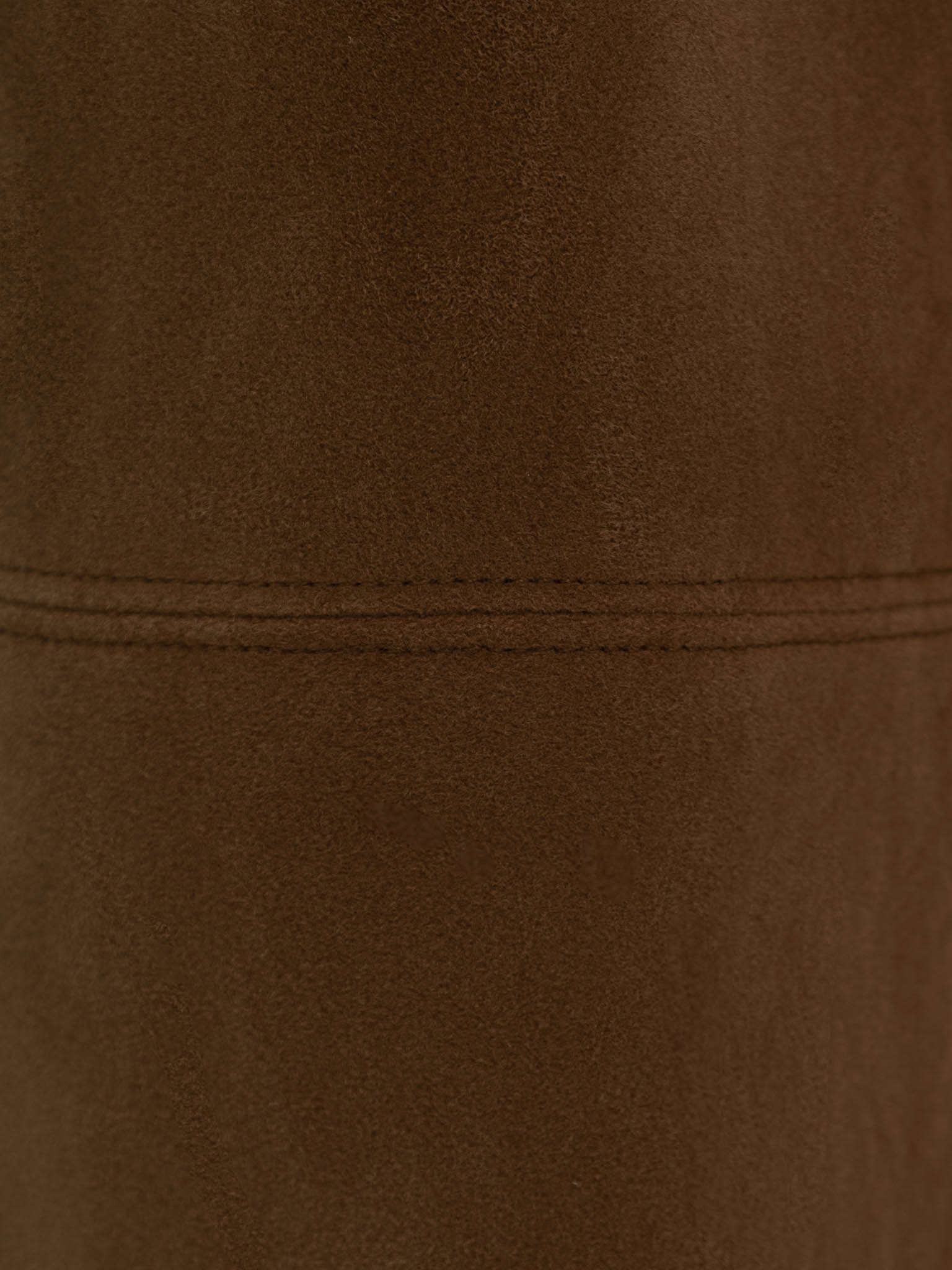 Eco-suede loose trousers