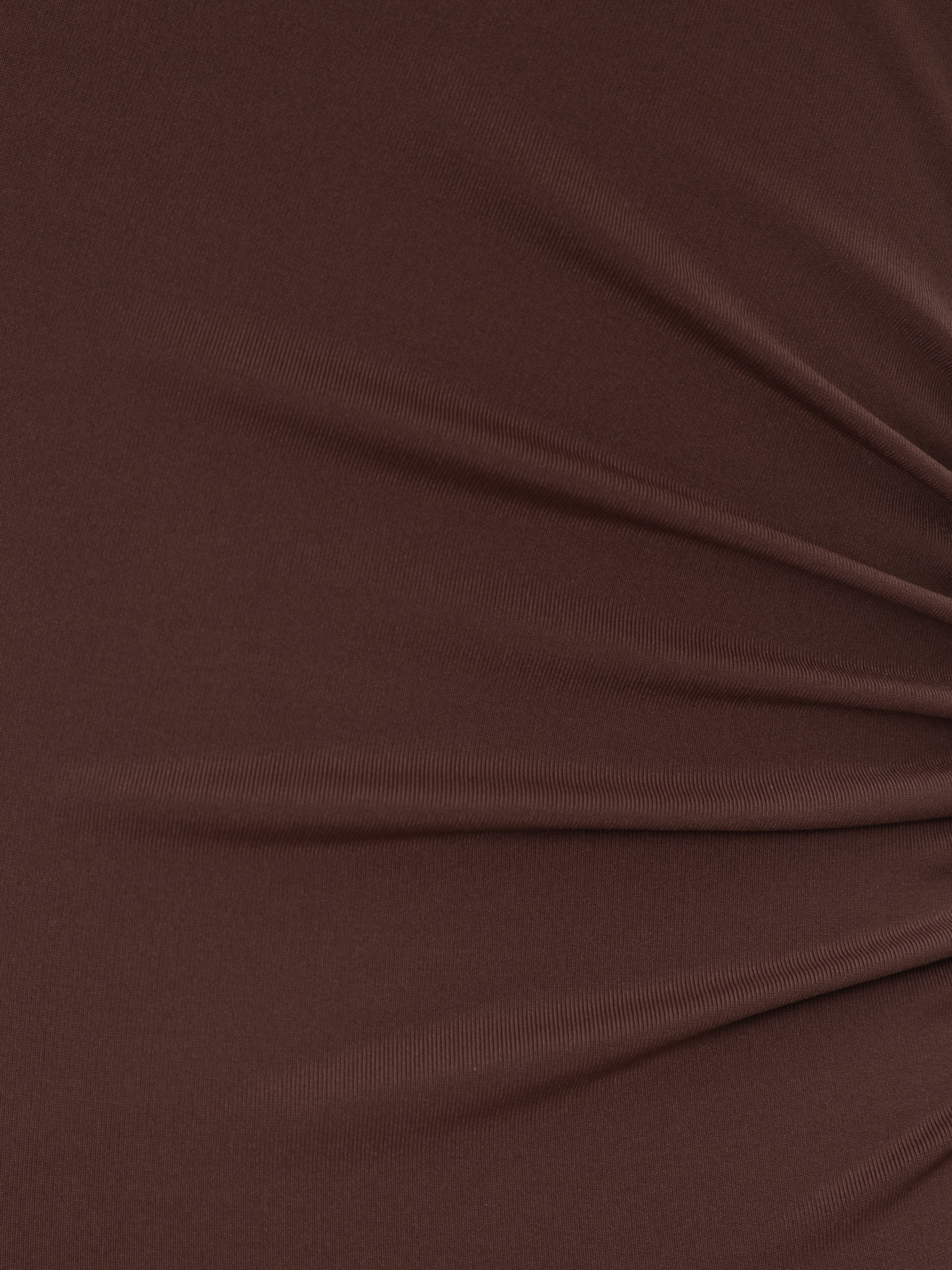 One-shoulder jersey bodysuit